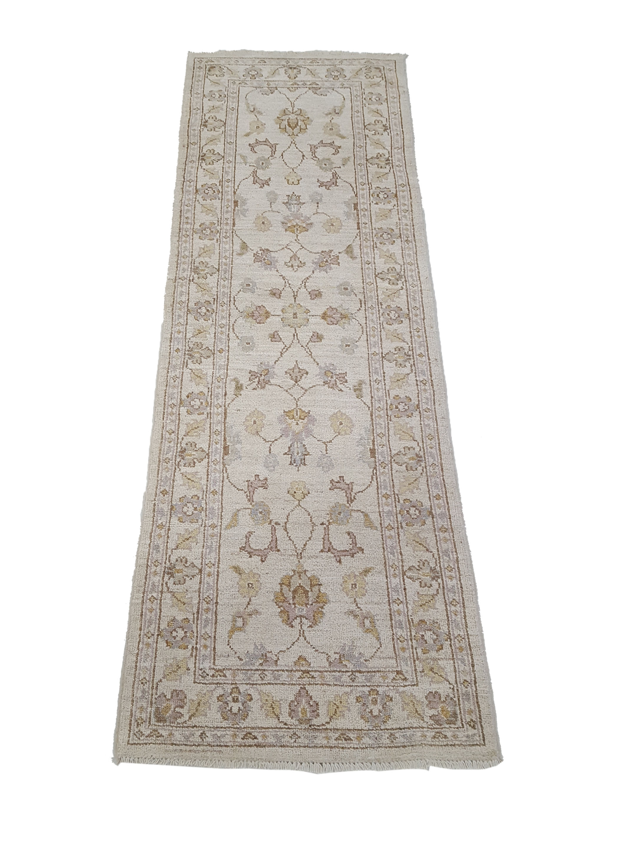 Ziegler Hand Knotted Ivory 2x6 - Image 2 of 4