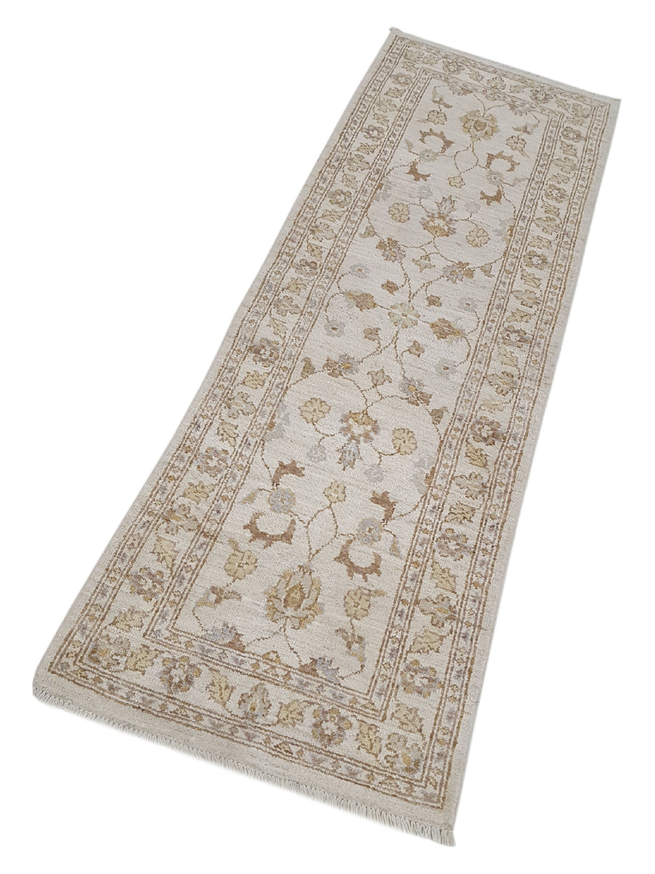 Ziegler Hand Knotted Ivory 2x6 - Image 2 of 2