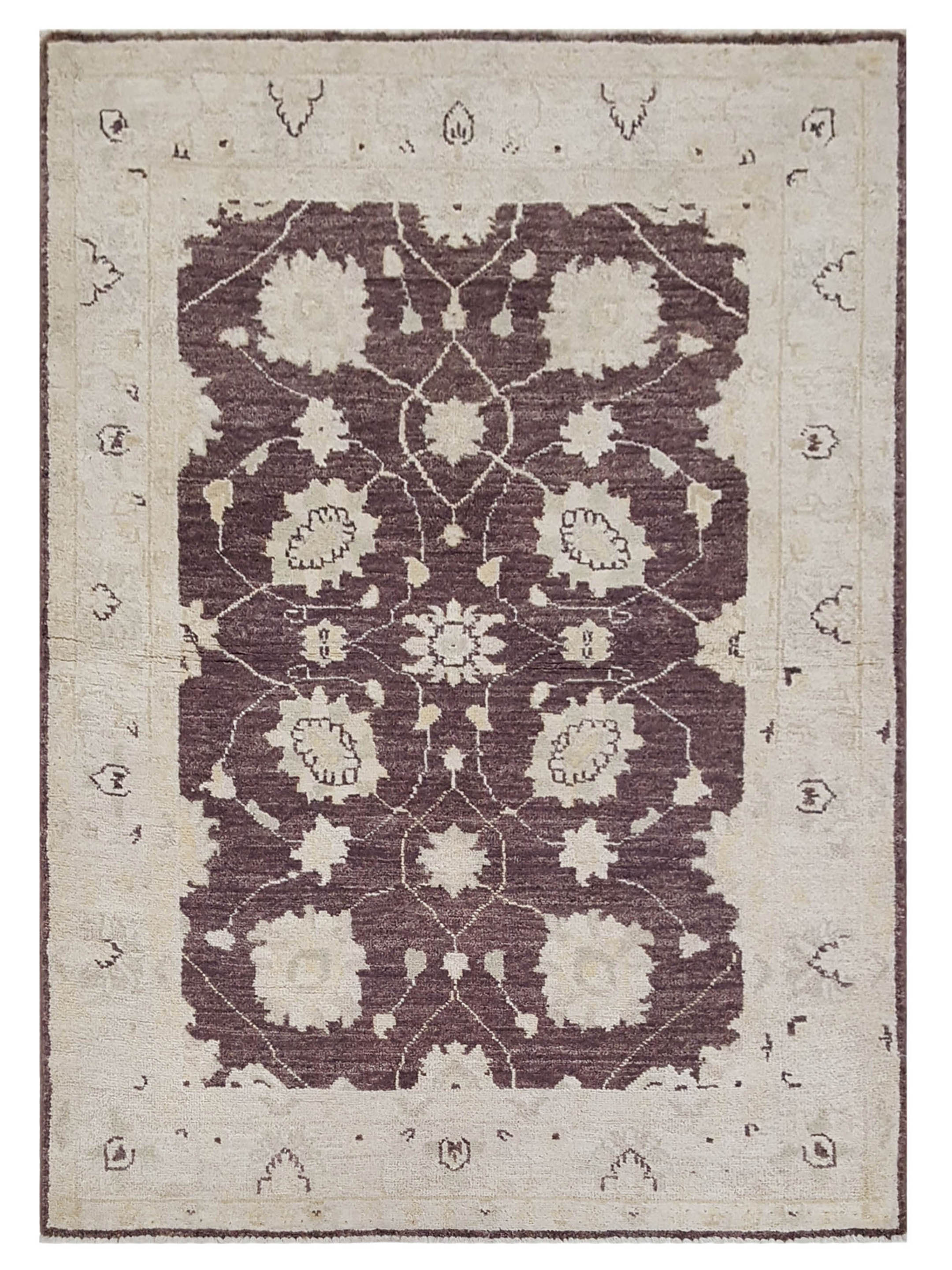 Ziegler Hand Knotted Brown 3x5