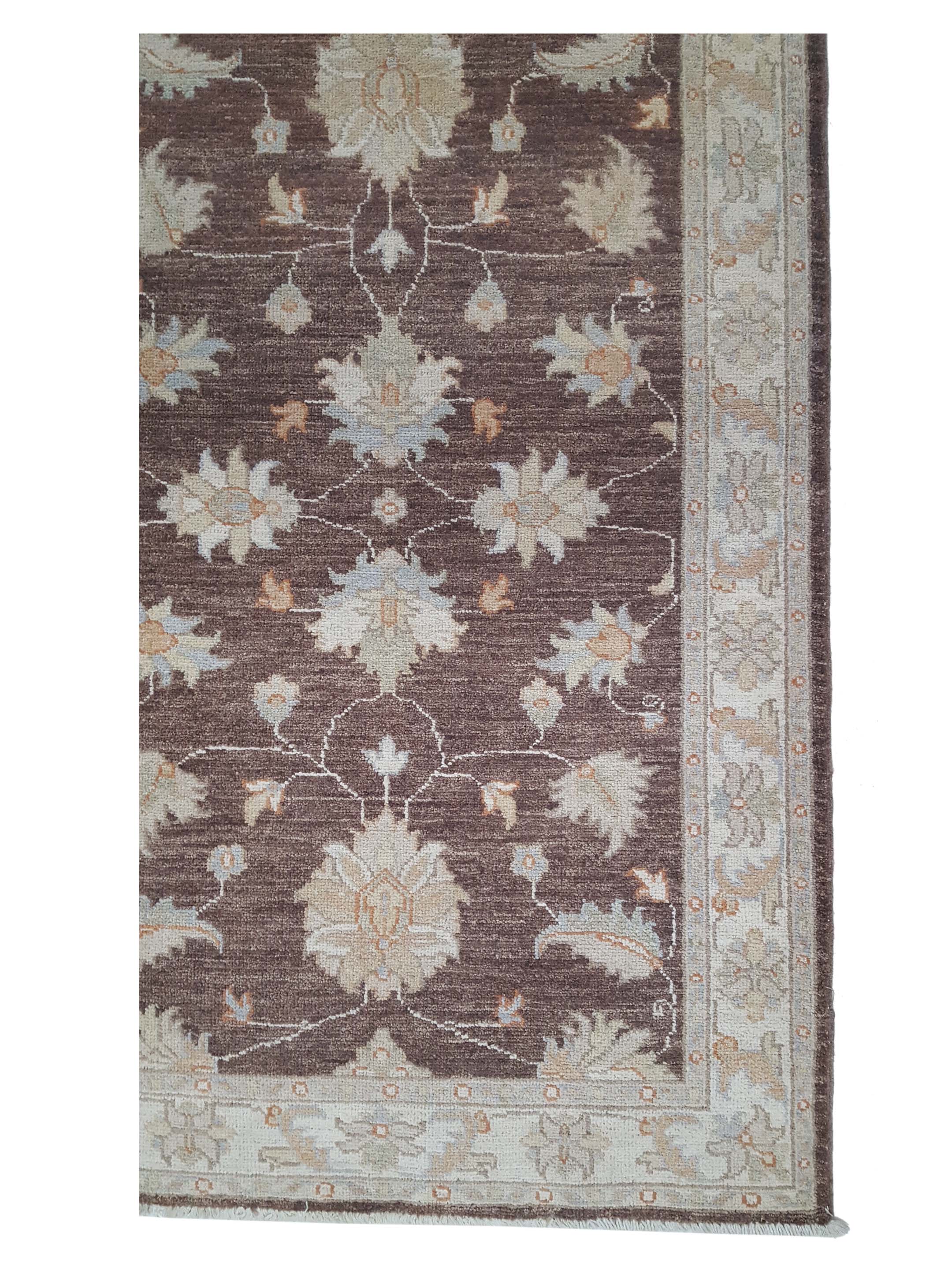 Ziegler Hand Knotted Brown 3x19 - Image 4 of 6