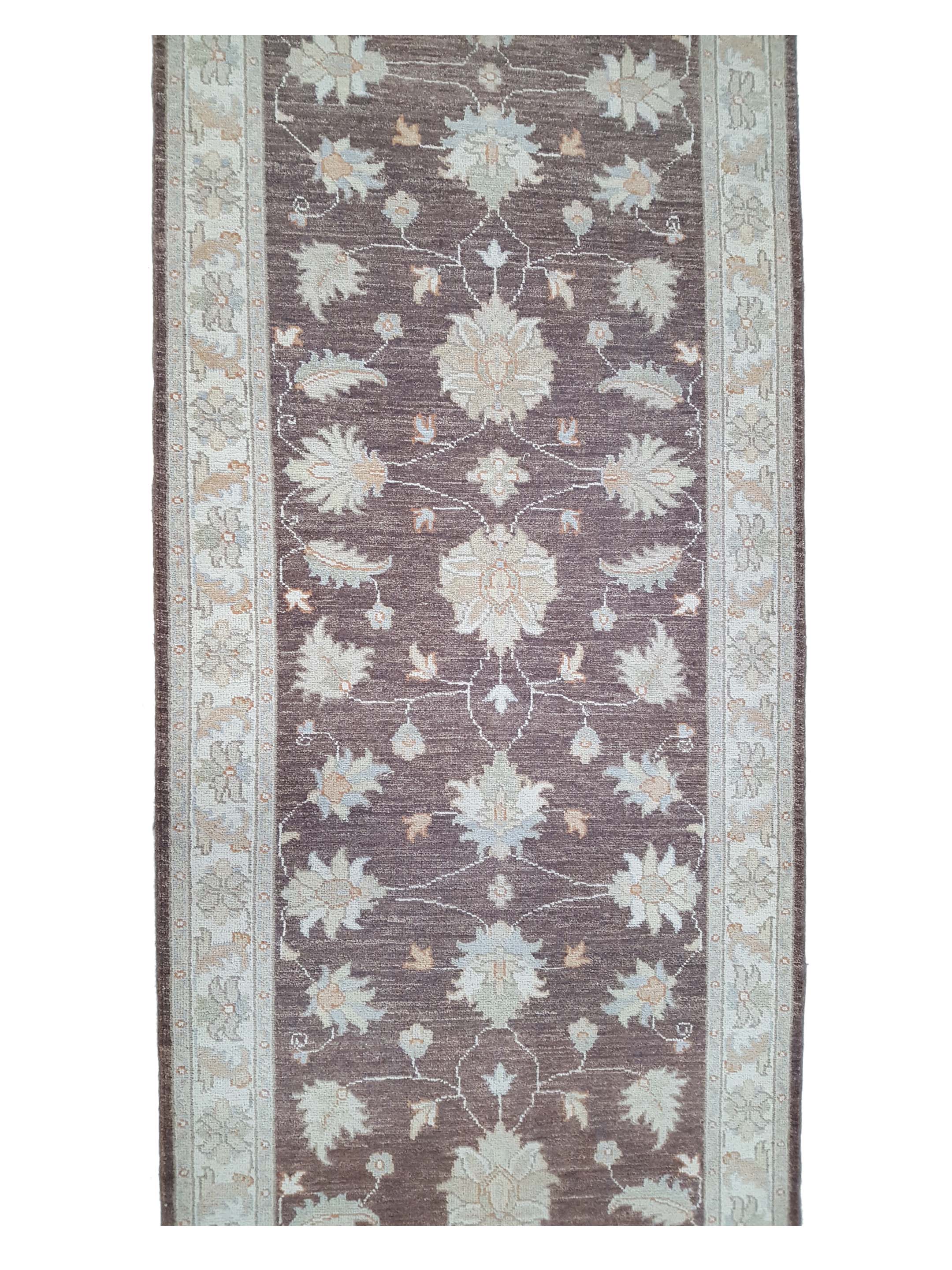 Ziegler Hand Knotted Brown 3x19 - Image 5 of 6