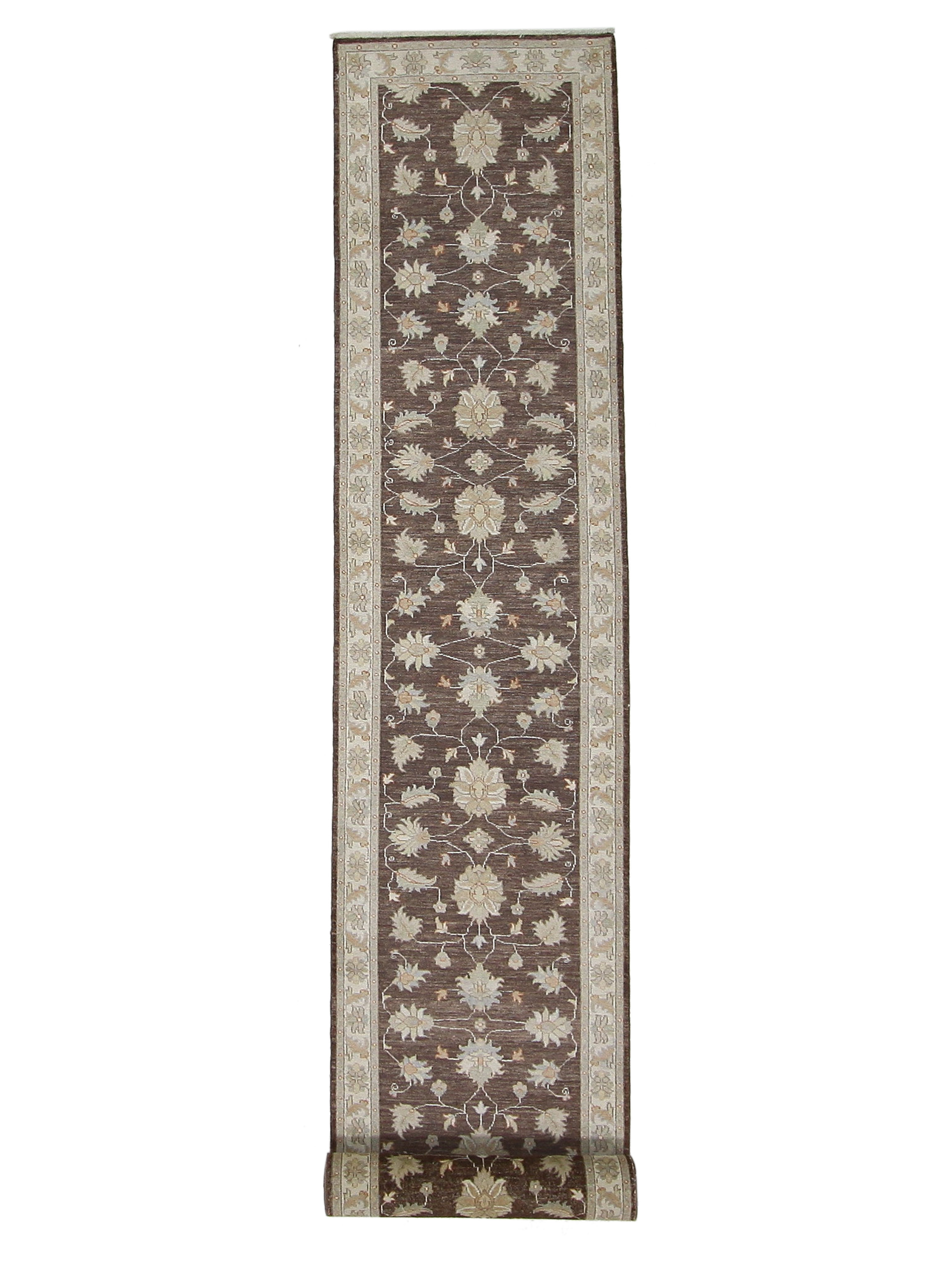 Ziegler Hand Knotted Brown 3x19
