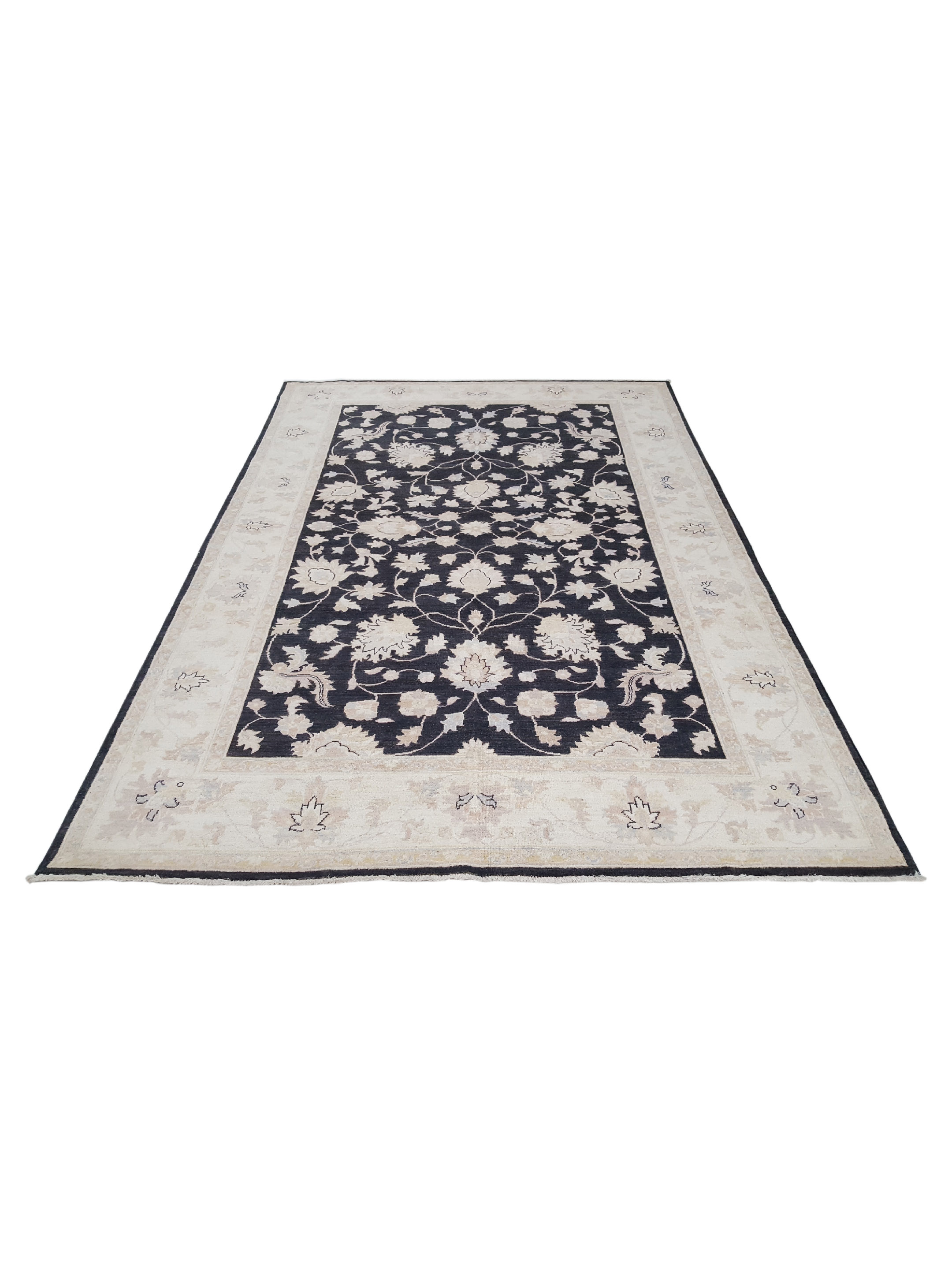 Ziegler Hand Knotted Black 6x10 - Image 2 of 6