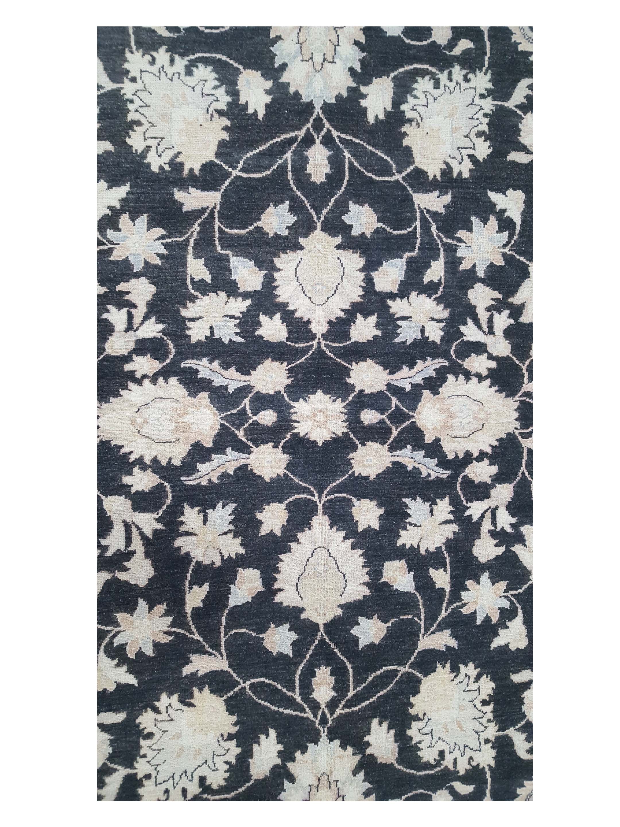 Ziegler Hand Knotted Black 6x10 - Image 5 of 6