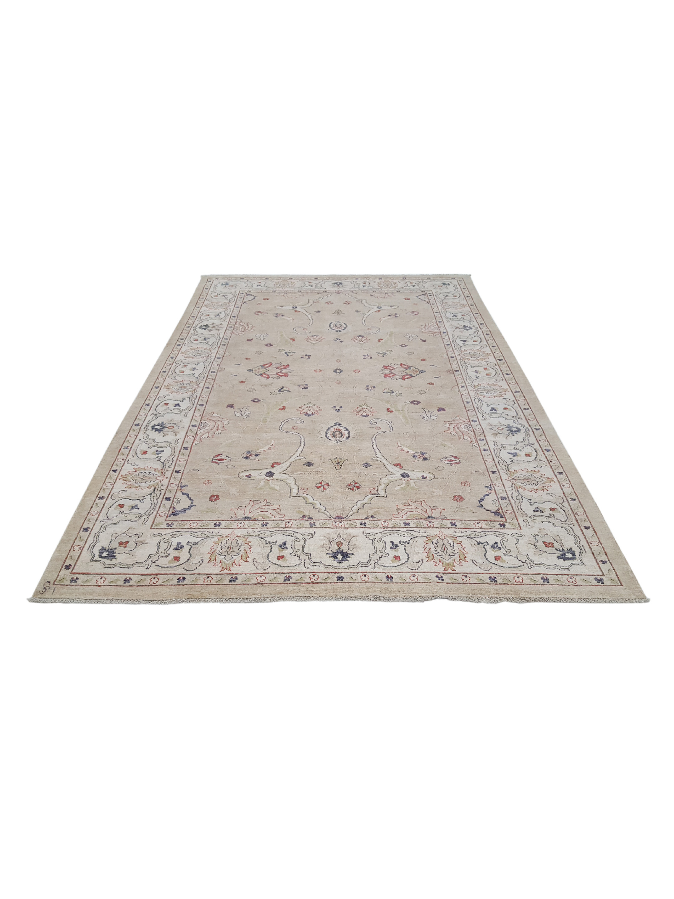 Ziegler Hand Knotted Beige 7x10 - Image 2 of 6