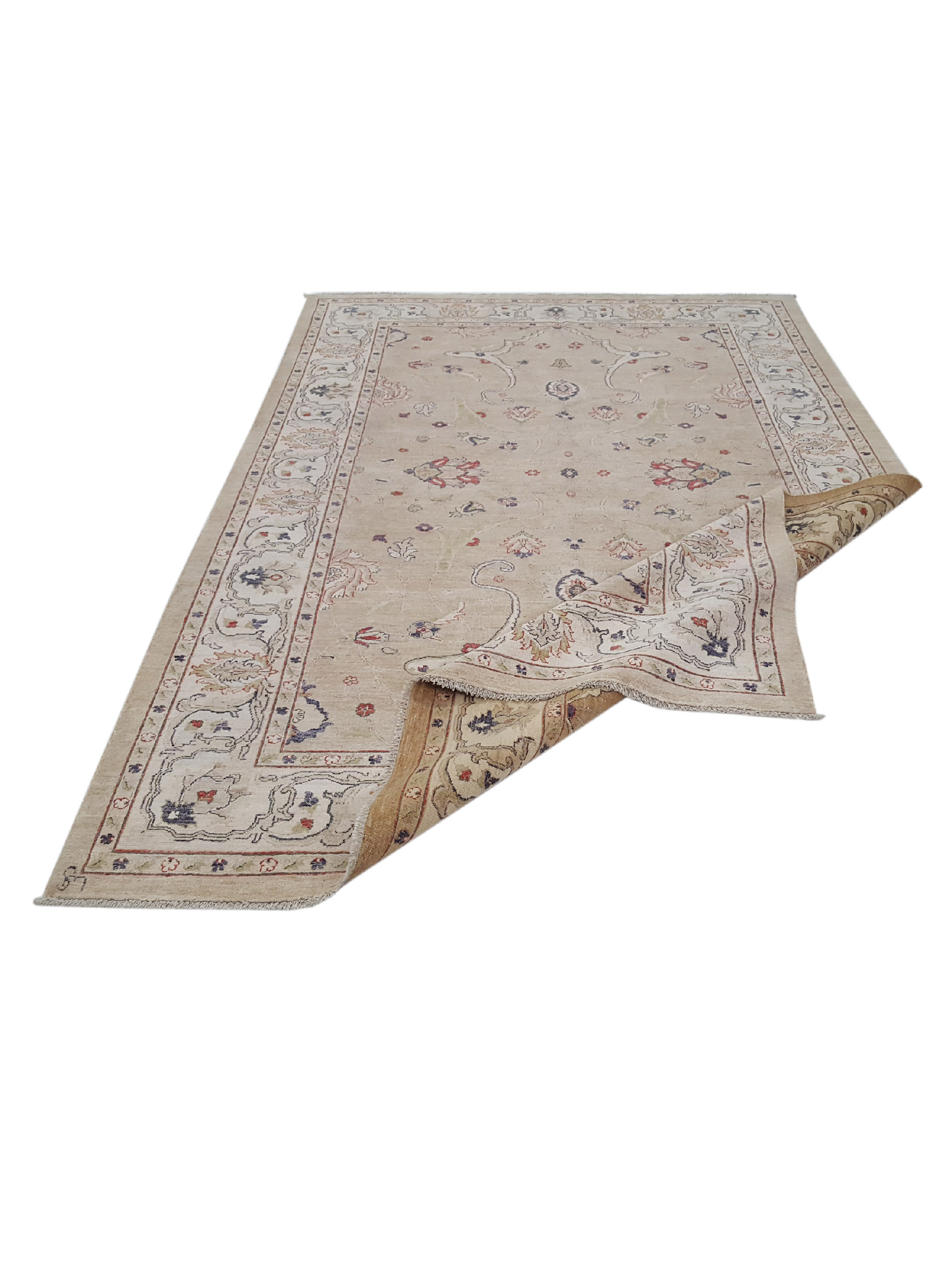 Ziegler Hand Knotted Beige 7x10 - Image 3 of 6