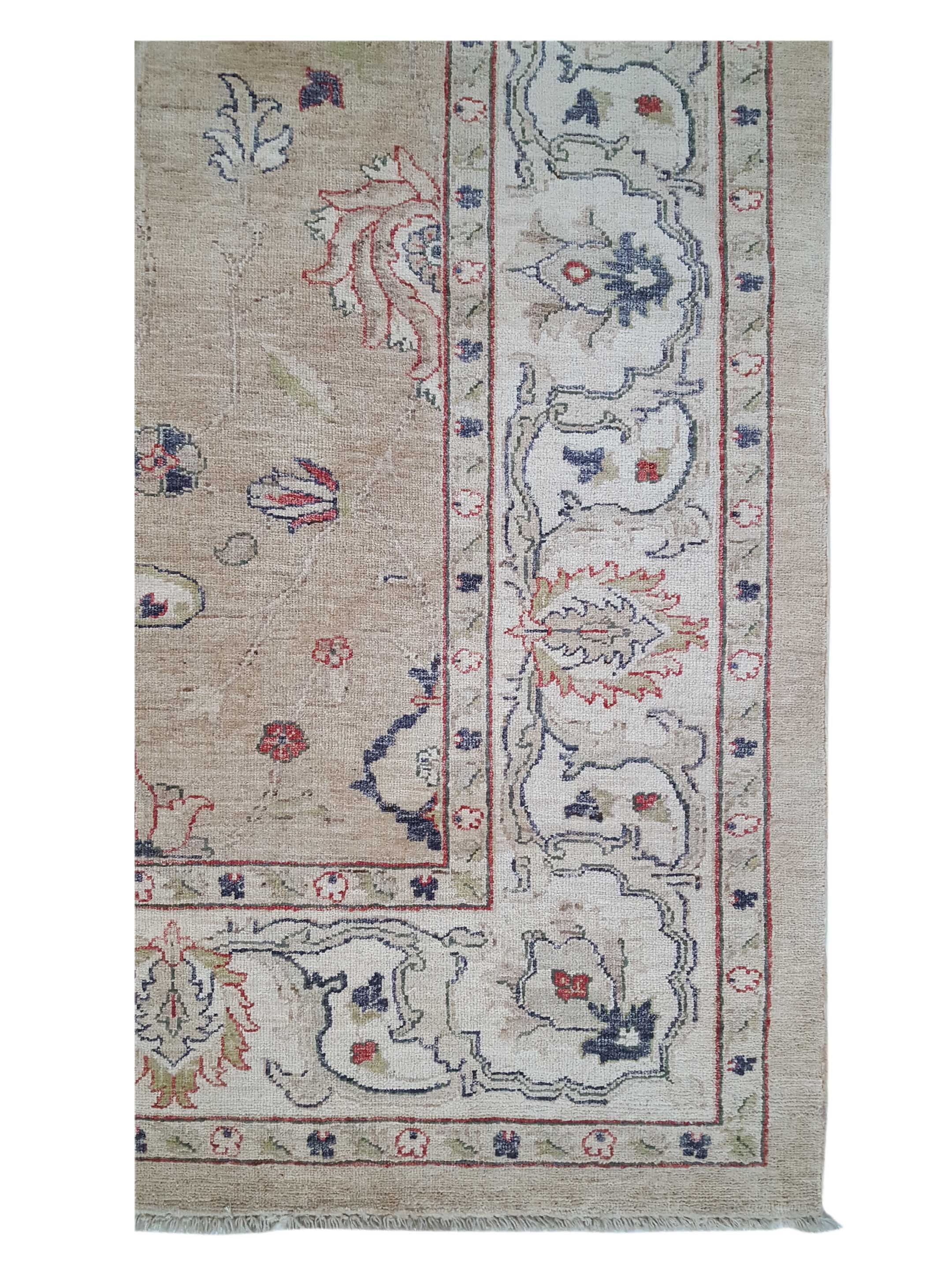 Ziegler Hand Knotted Beige 7x10 - Image 4 of 6