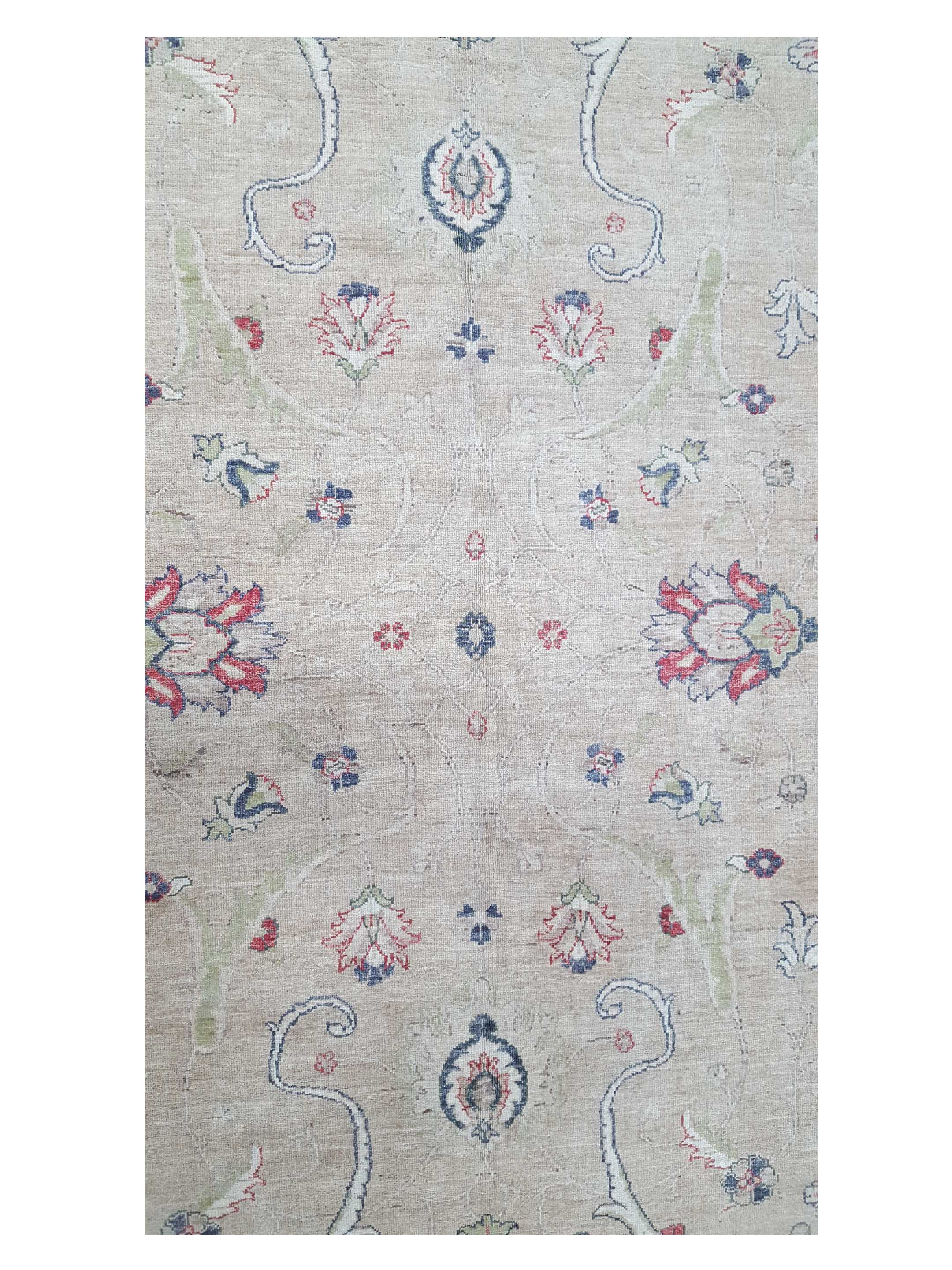 Ziegler Hand Knotted Beige 7x10 - Image 5 of 6
