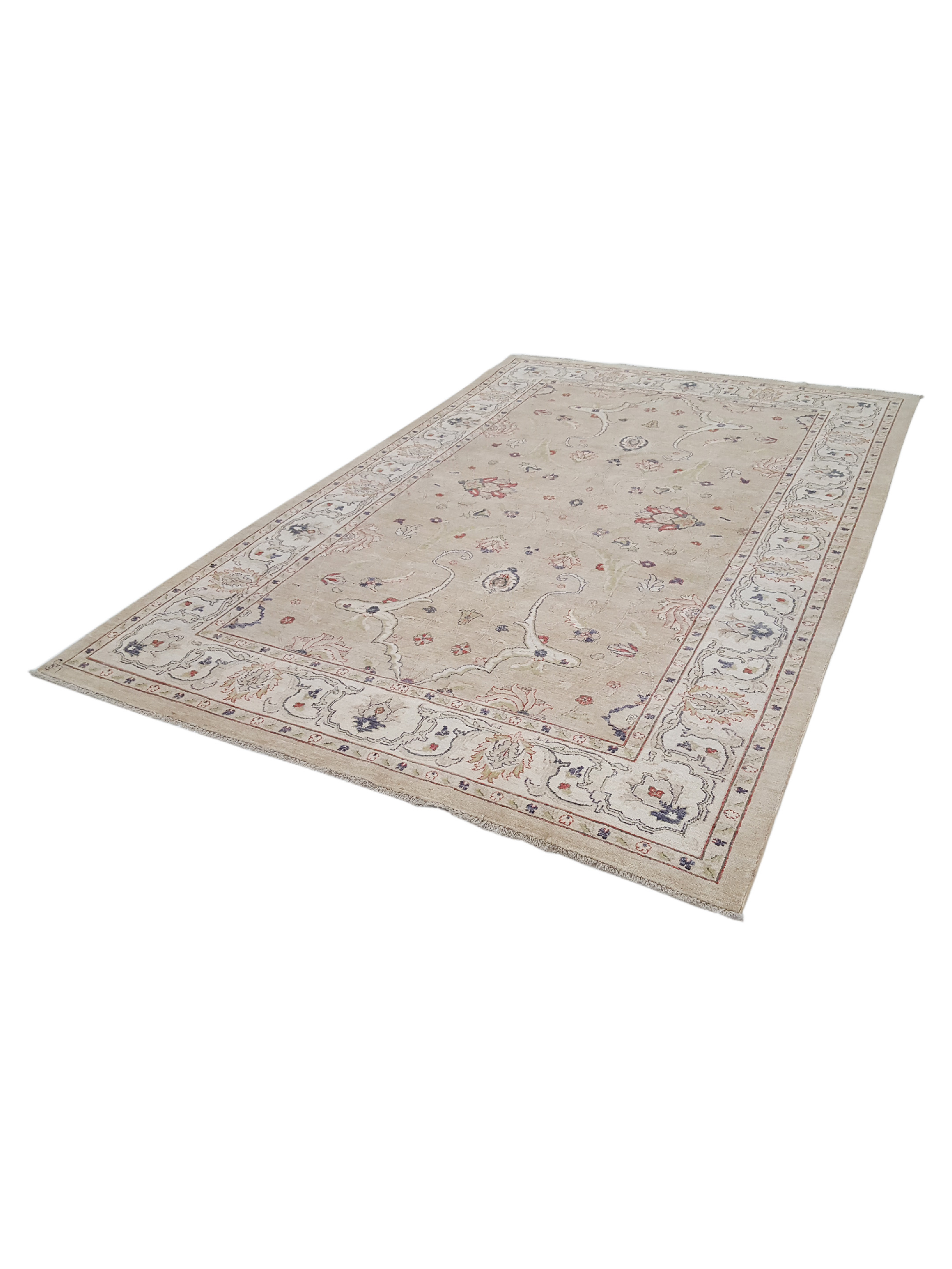 Ziegler Hand Knotted Beige 7x10 - Image 6 of 6