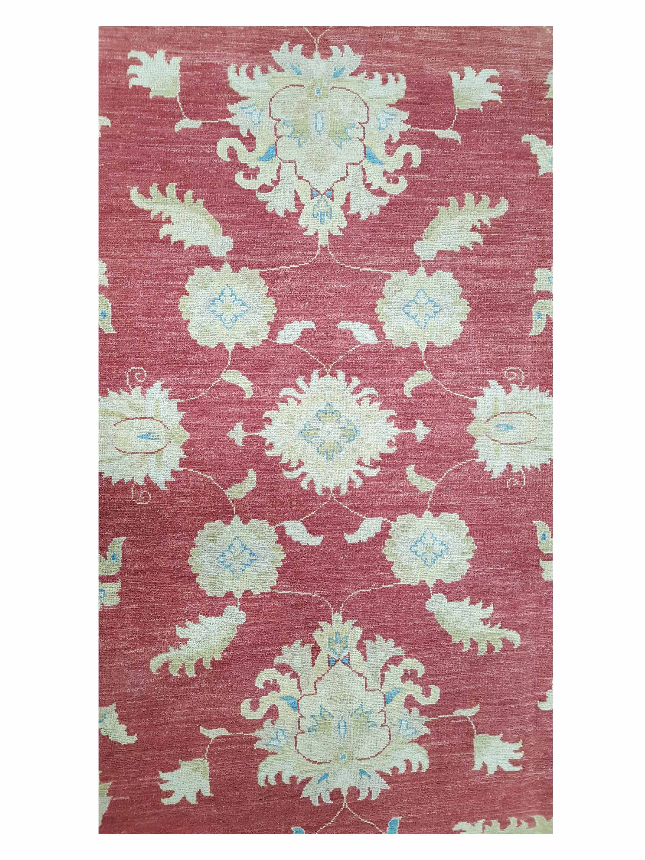 Ziegler Hand Knotted Orange 8x11 - Image 5 of 5