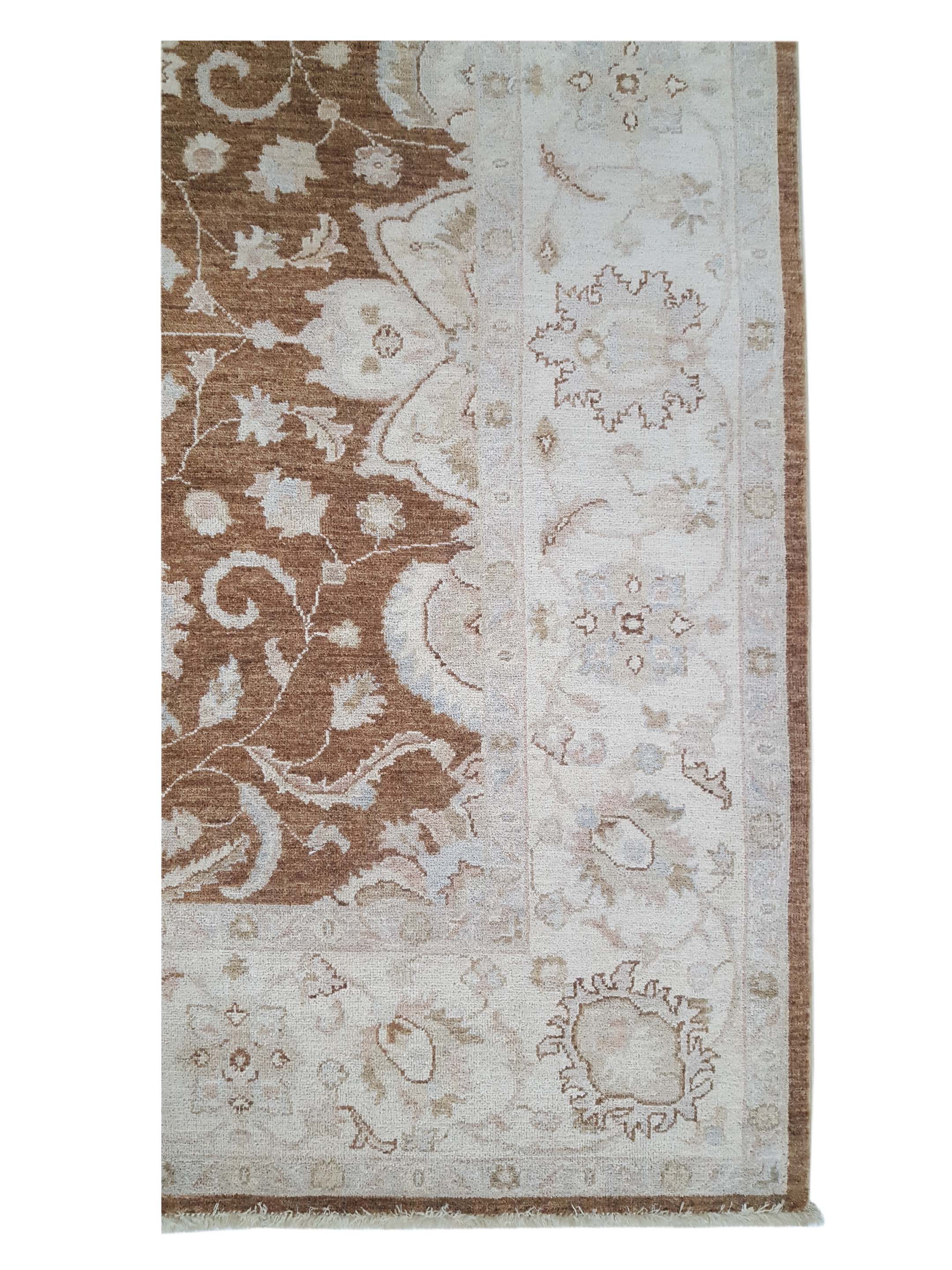 Ziegler Hand Knotted Lt.Brown 8x10 - Image 4 of 6