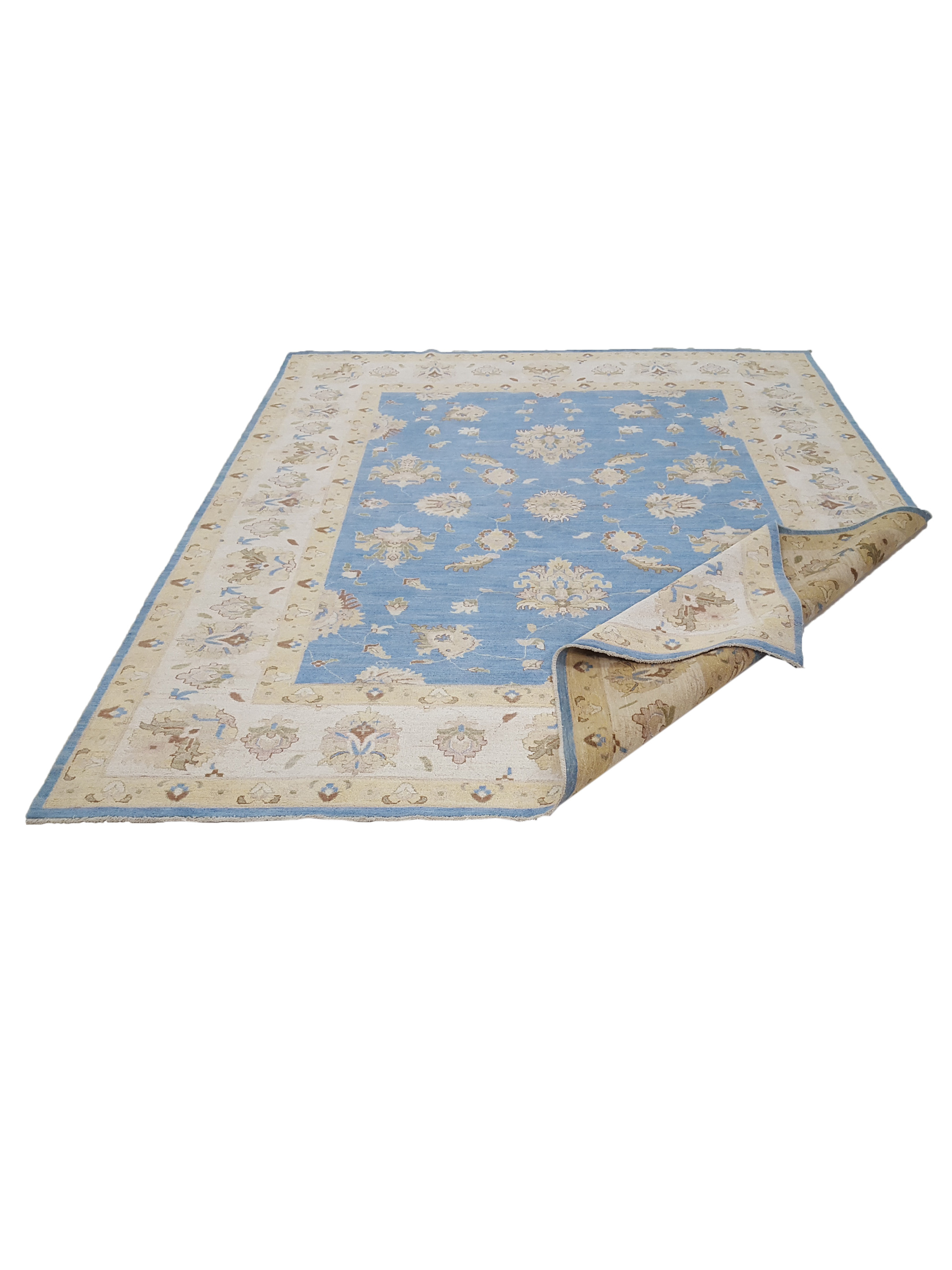 Ziegler Hand Knotted Blue 8x10 - Image 3 of 6