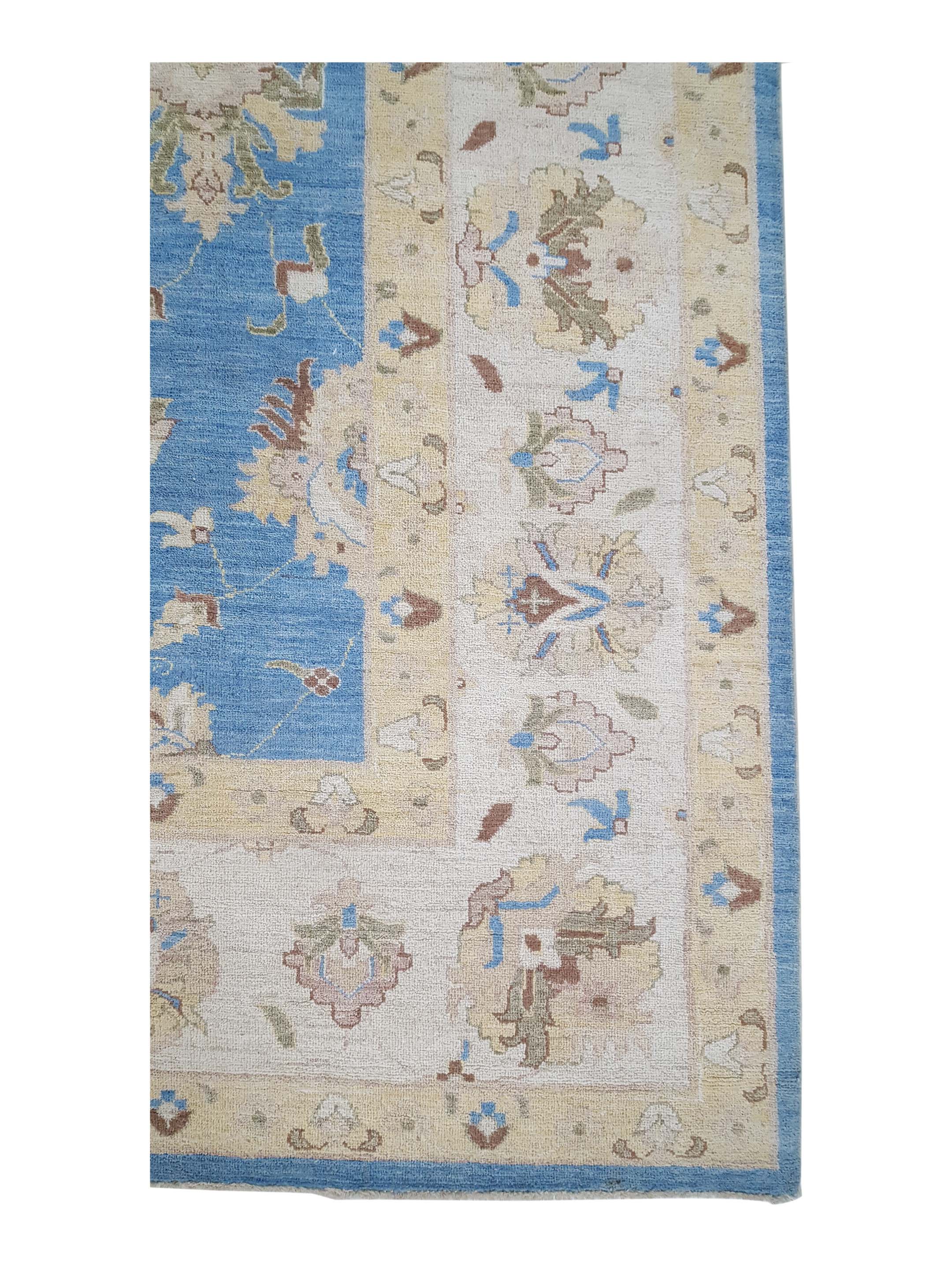 Ziegler Hand Knotted Blue 8x10 - Image 4 of 6