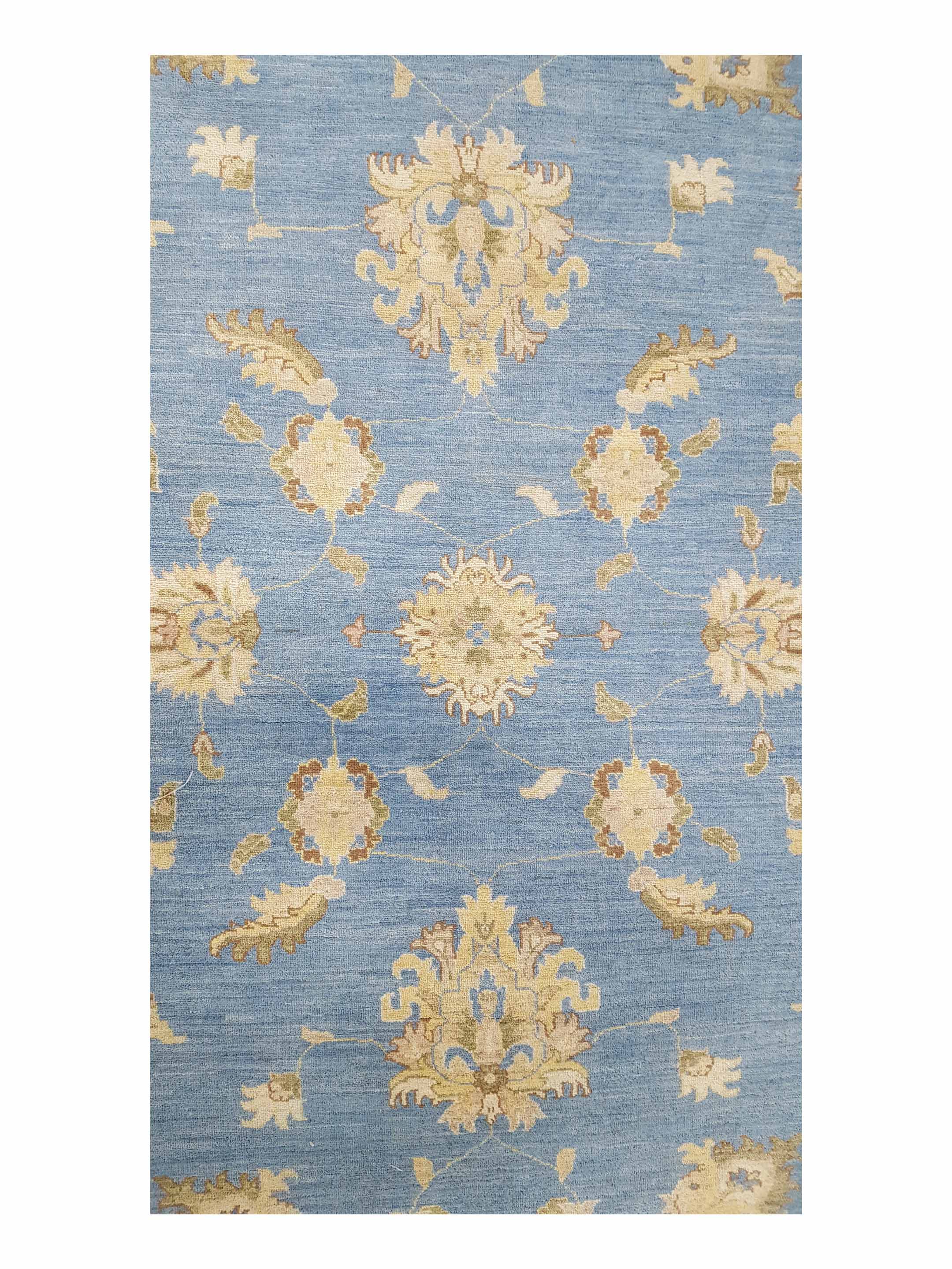 Ziegler Hand Knotted Blue 8x10 - Image 5 of 6