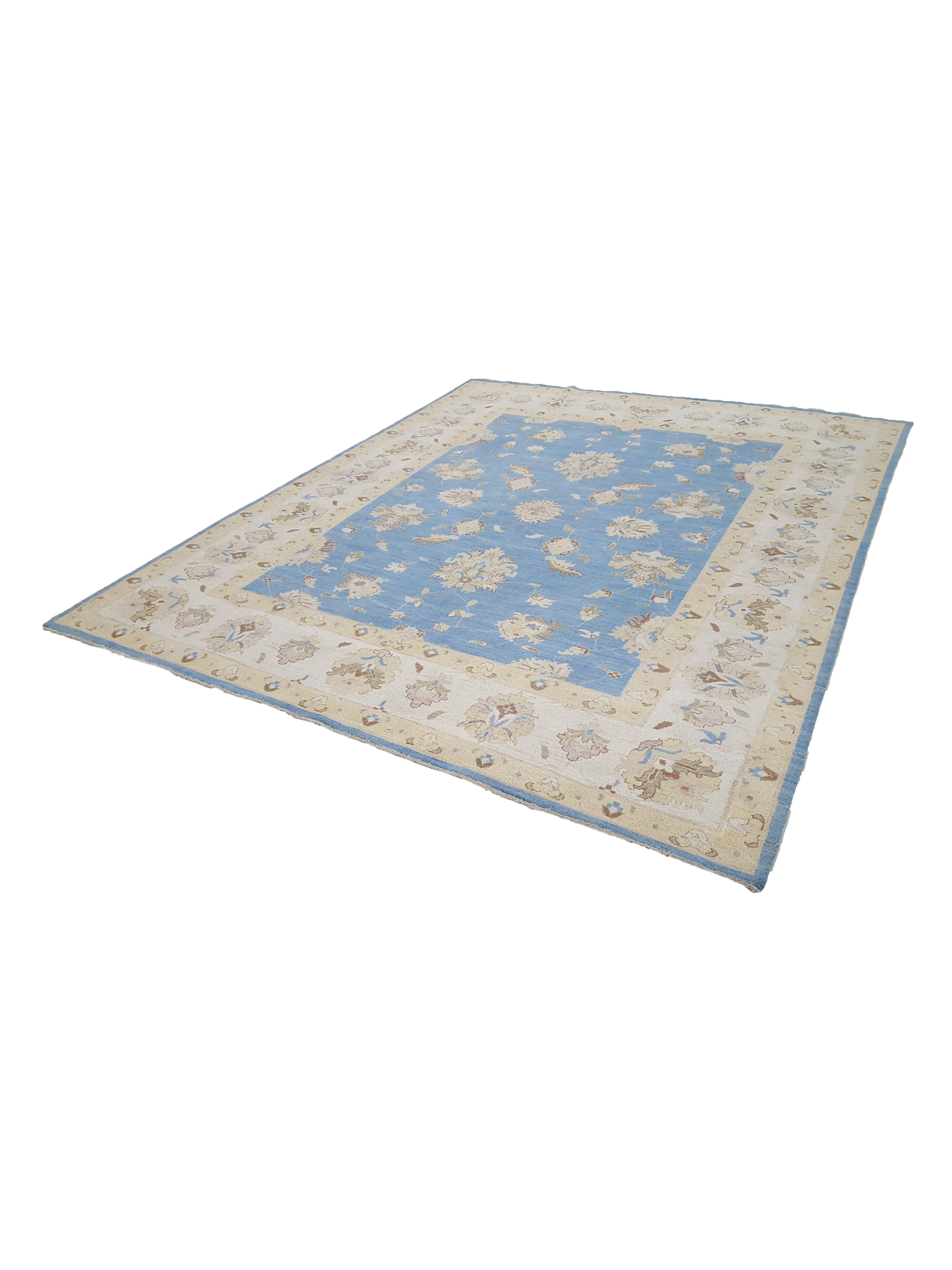 Ziegler Hand Knotted Blue 8x10 - Image 6 of 6