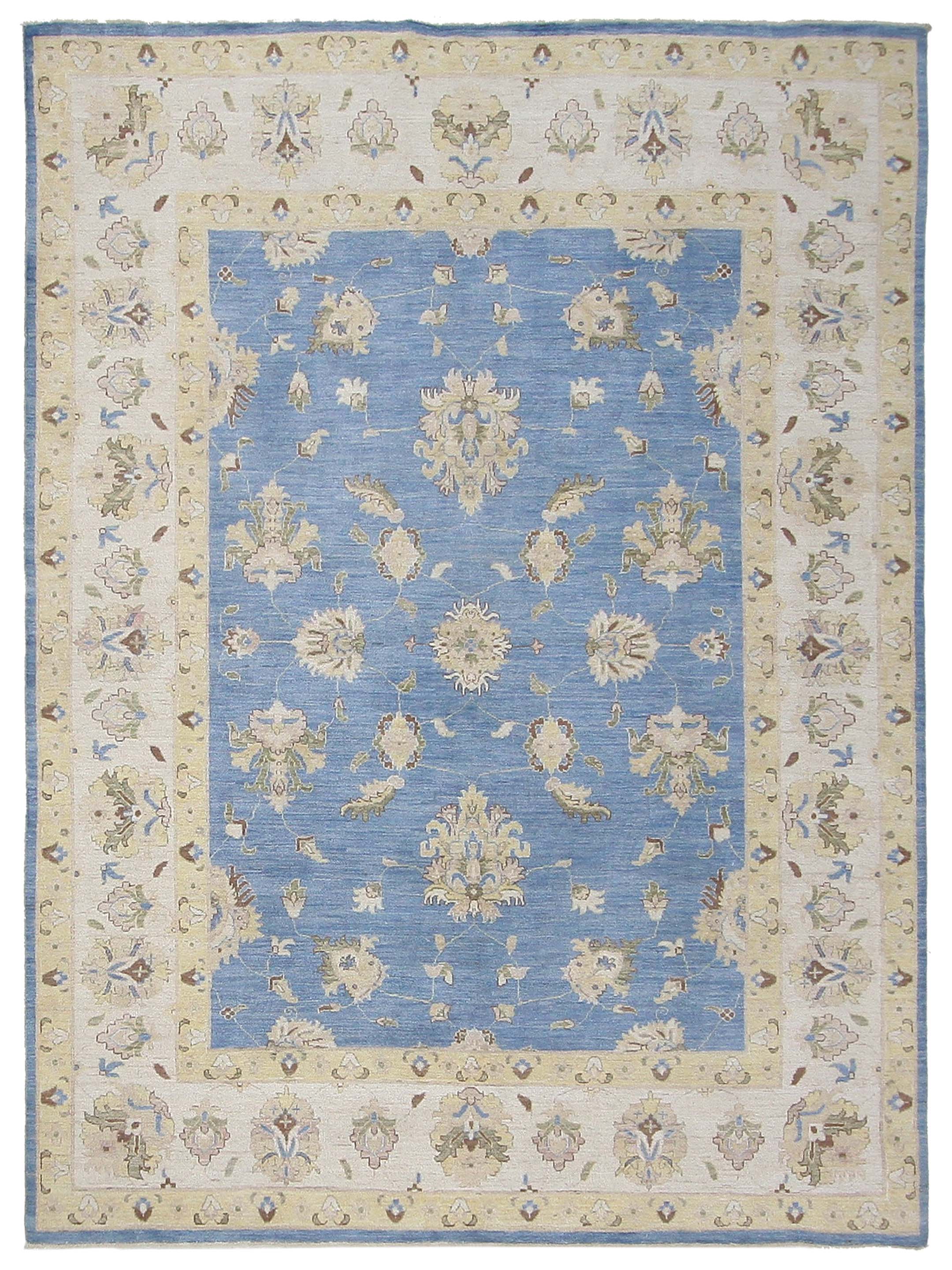 Ziegler Hand Knotted Blue 8x10