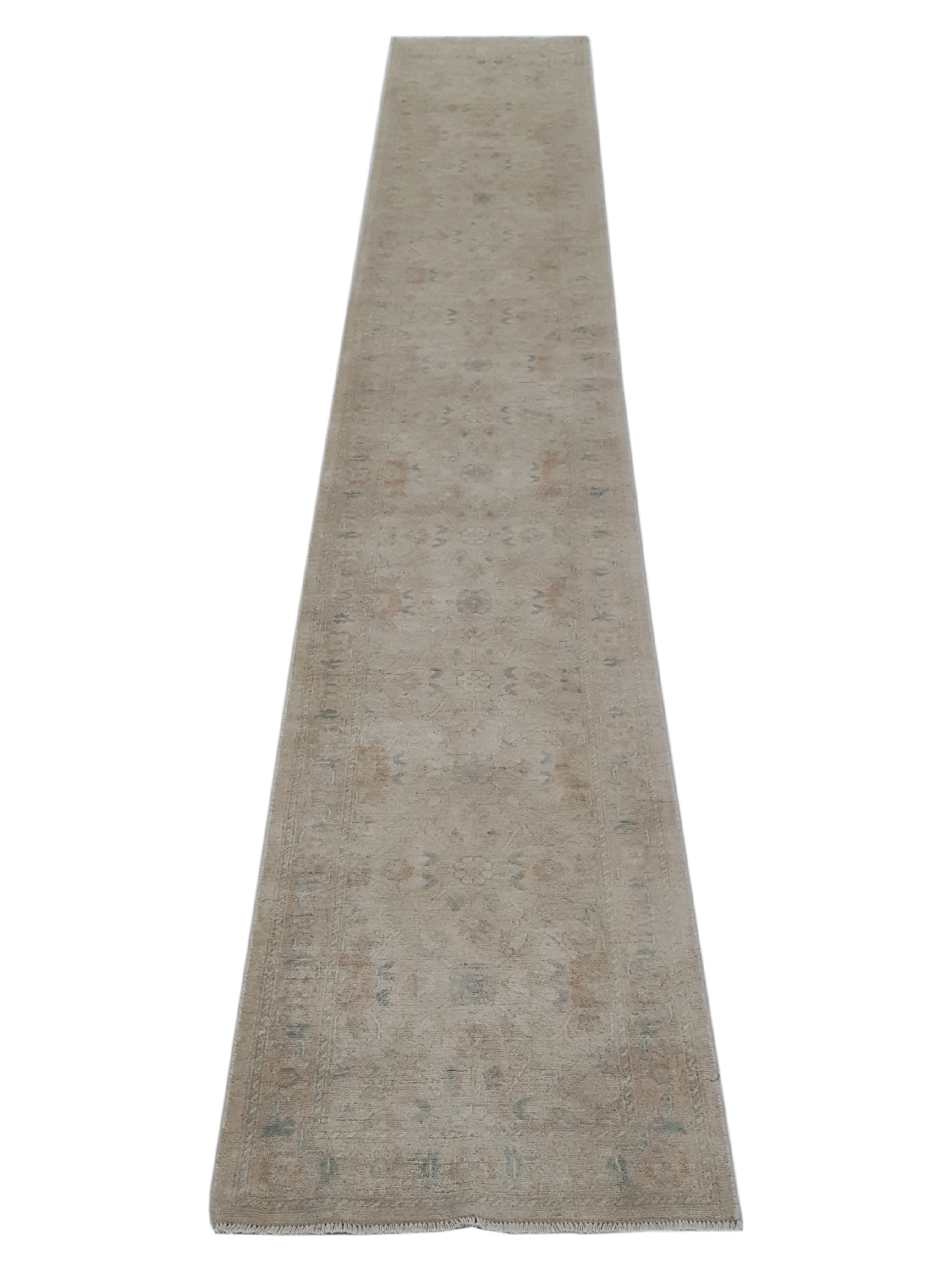 Ziegler Hand Knotted Ivory 3x17 - Image 2 of 6