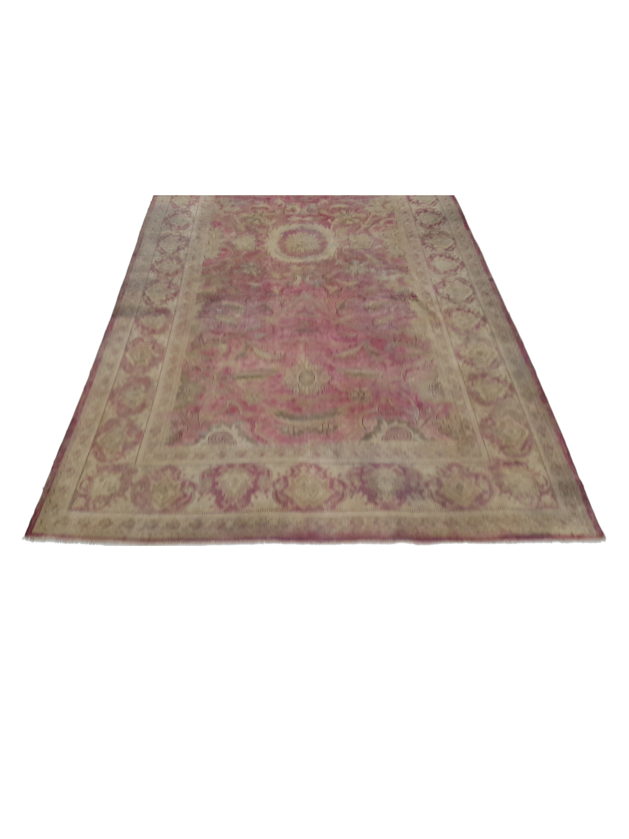 Antique Agra Pink Rust 10x19 - Image 2 of 7