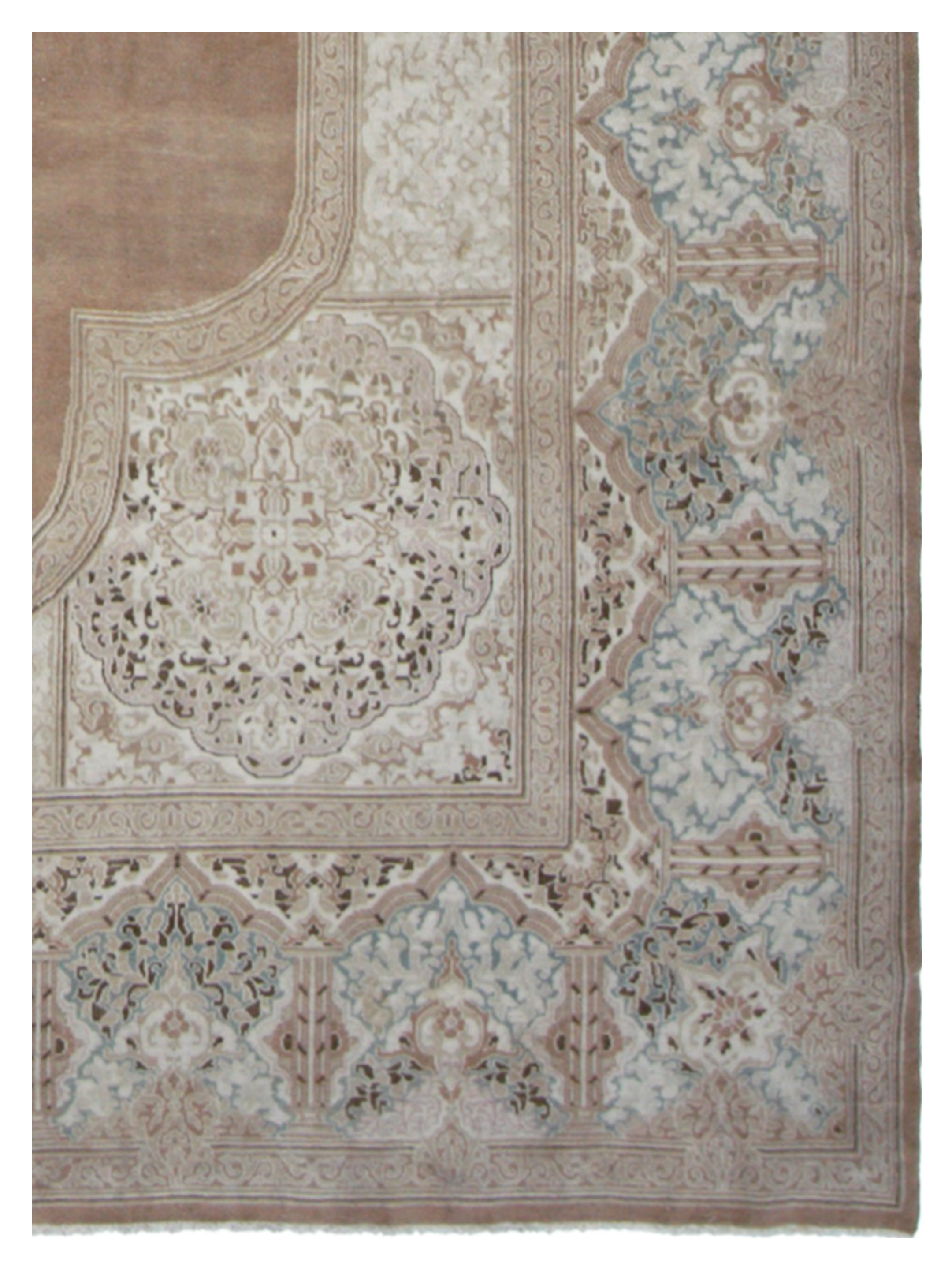 Kerman Hand Knotted Beige 10x14 - Image 3 of 5