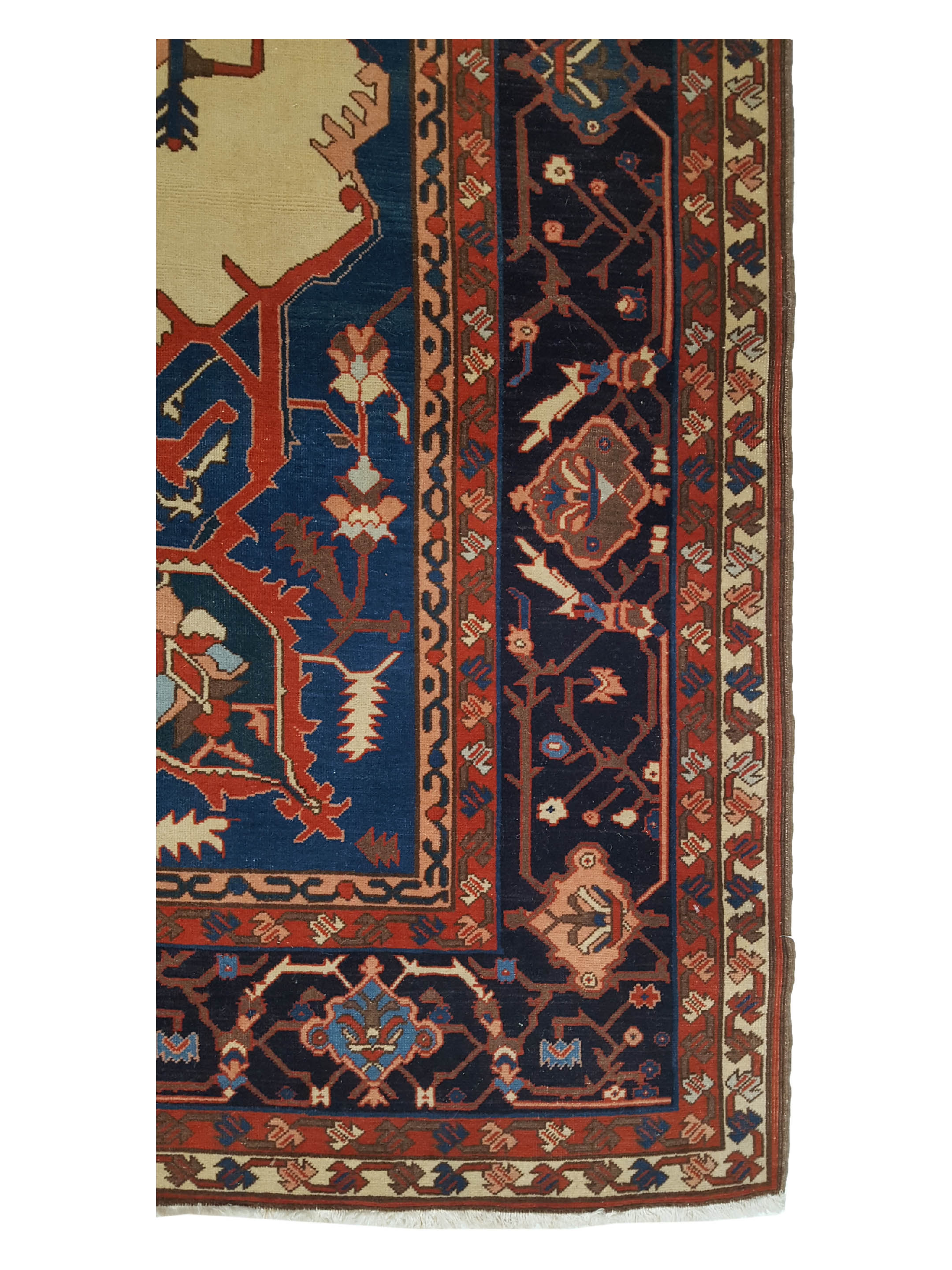 Serapi Hand Knotted Ivory 9x12 - Image 4 of 6