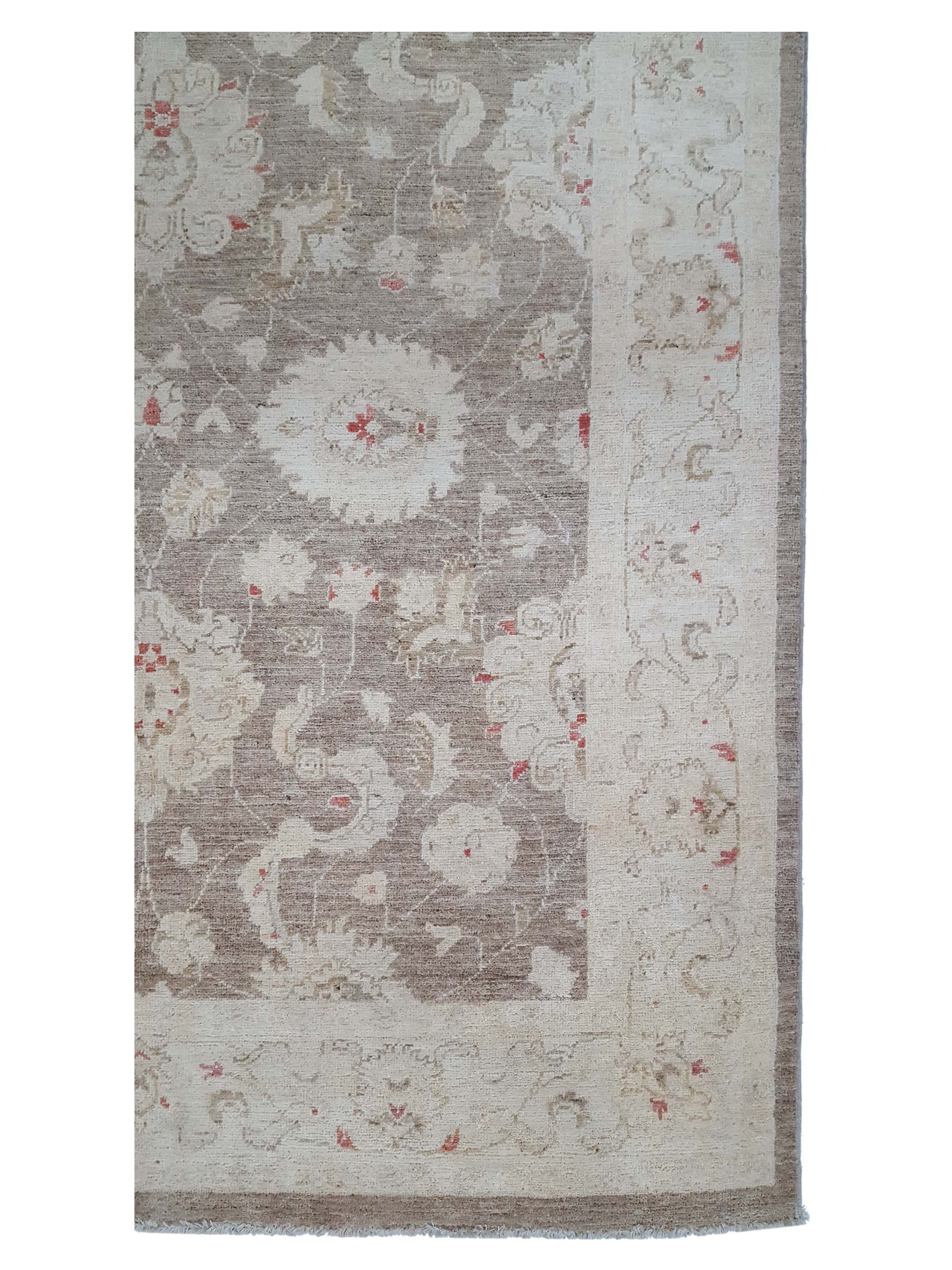 Ziegler Hand Knotted Brown 5x14 - Image 4 of 6