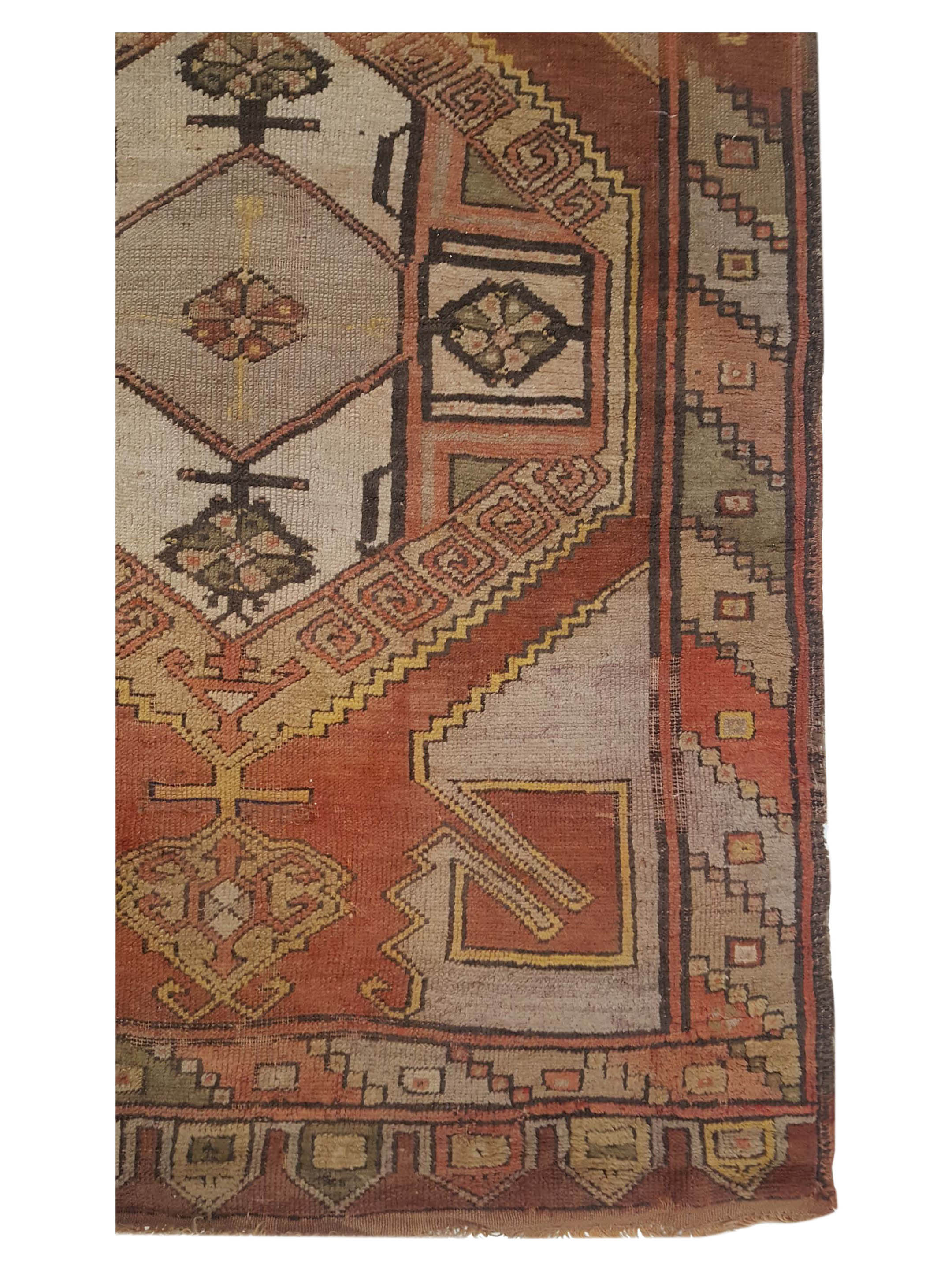 Anatolian Hand Knotted Coral 4x6 - Image 4 of 6