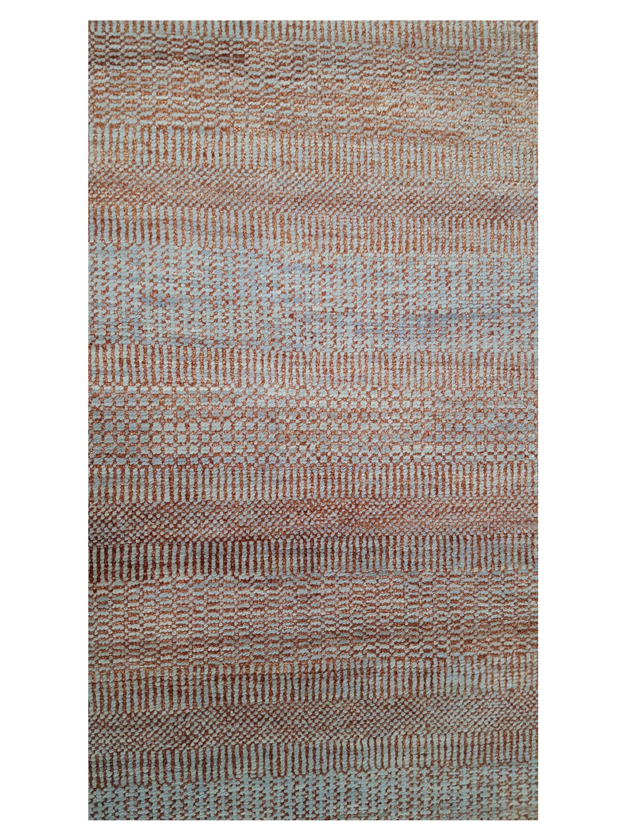 Flute Hand Knotted Rust 9x12 - Image 5 of 6