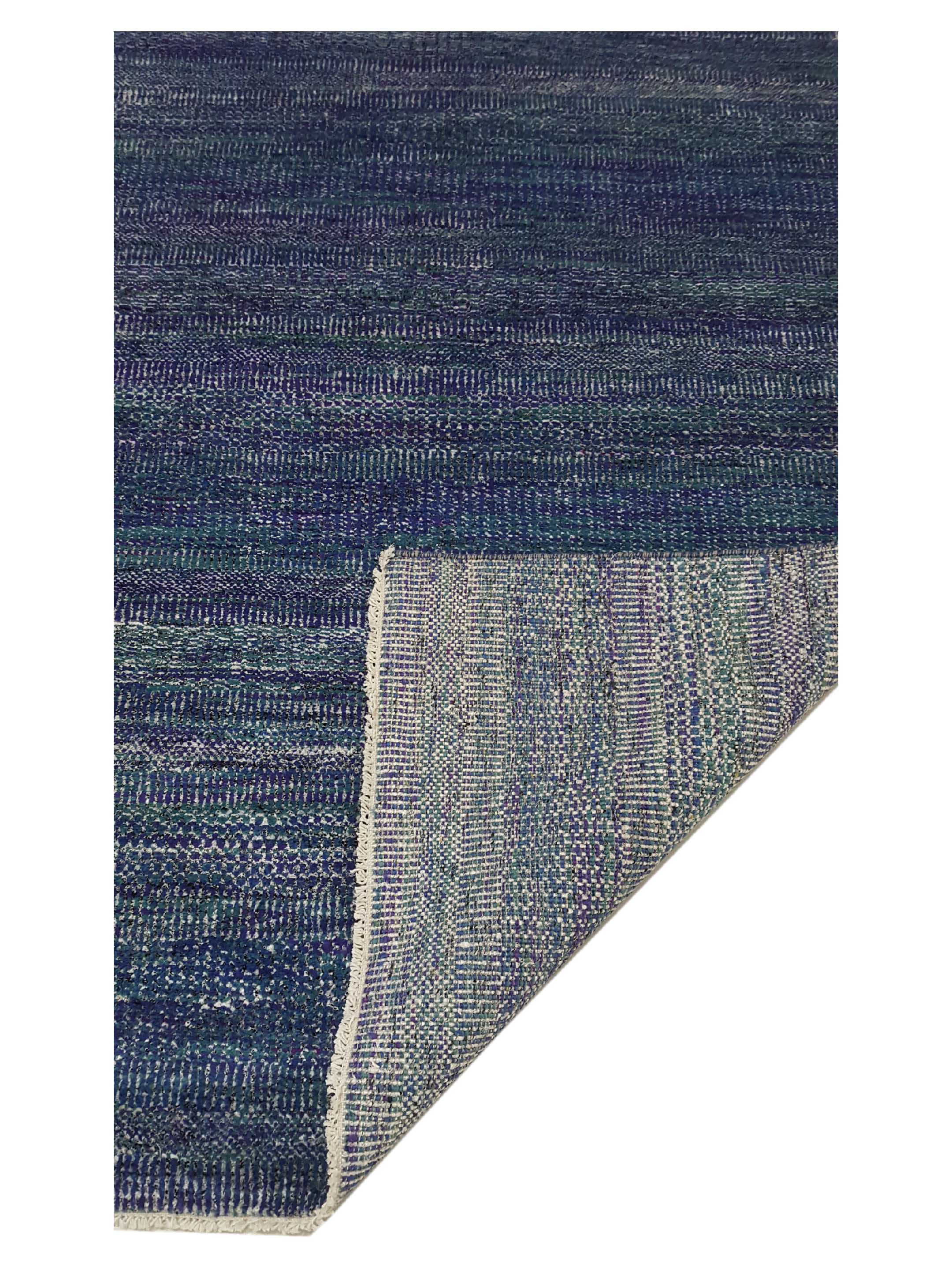 Flute Hand Knotted Purple 9x12 - Image 3 of 6