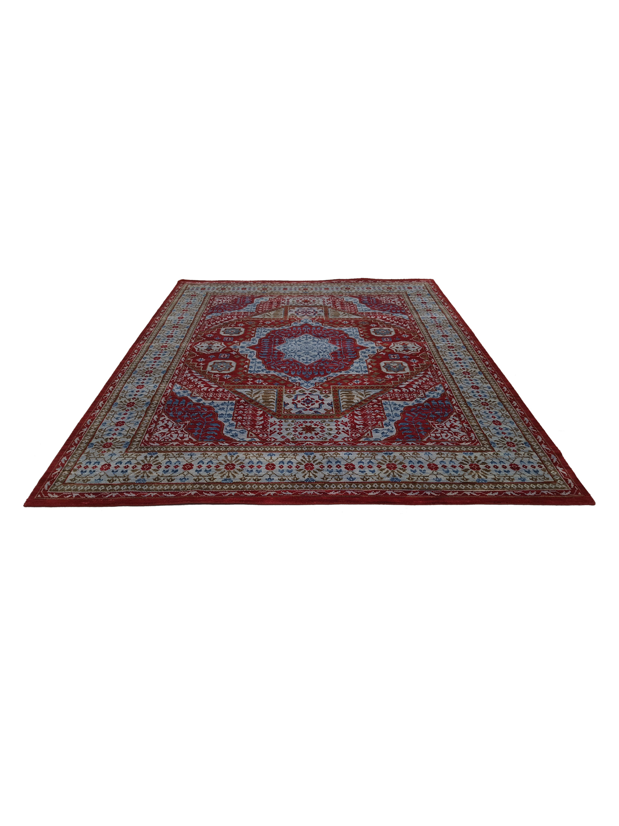 Mamluk Hand Knotted Red 8x10 - Image 2 of 6