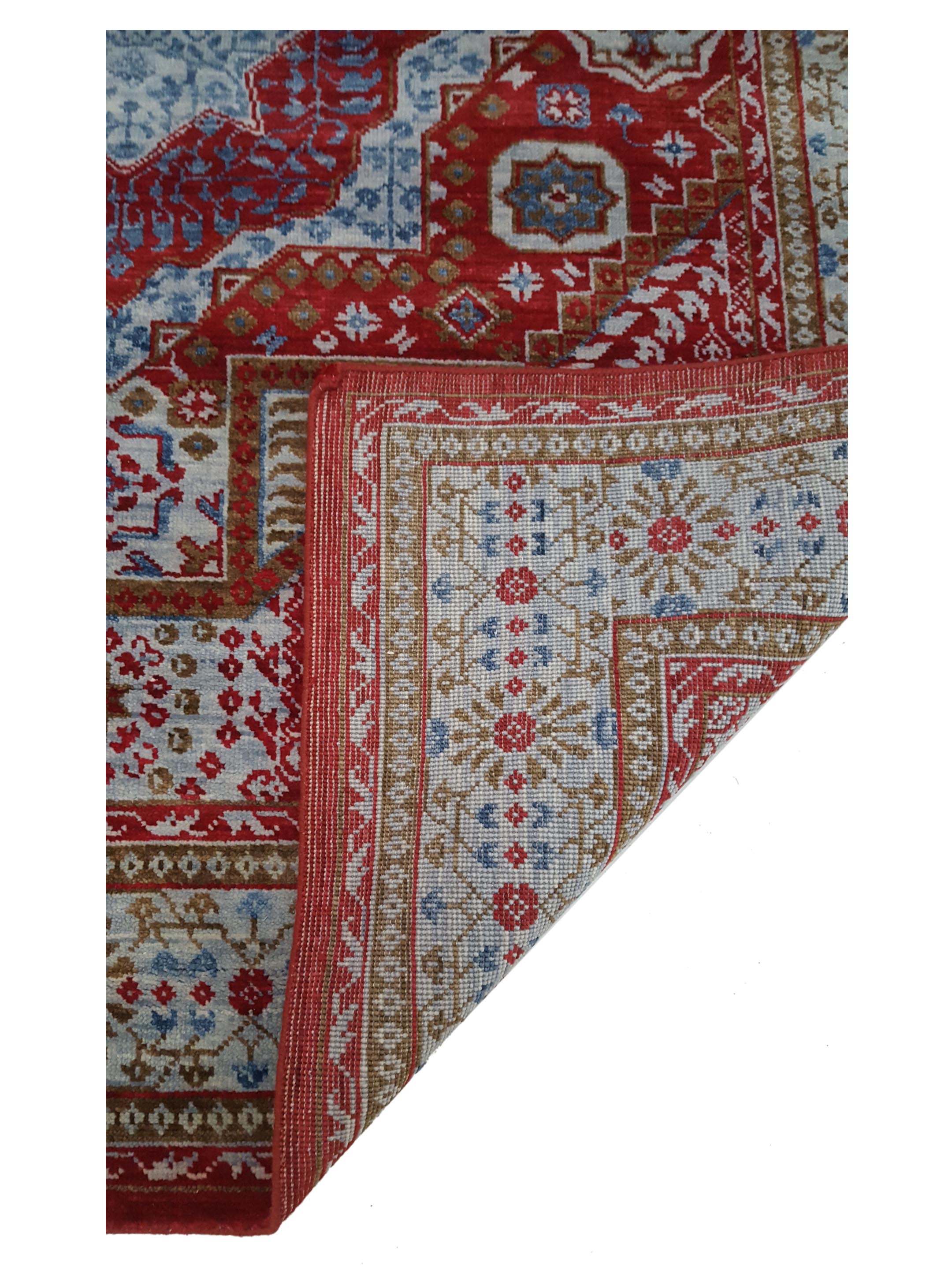 Mamluk Hand Knotted Red 8x10 - Image 3 of 6