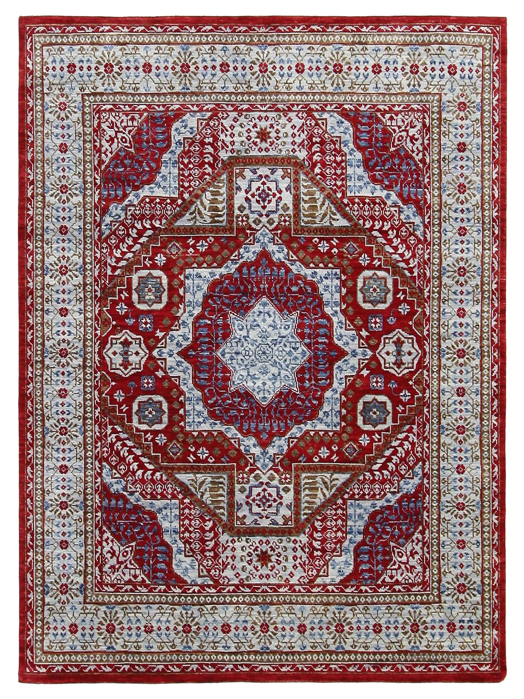 Mamluk Hand Knotted Red 8x10