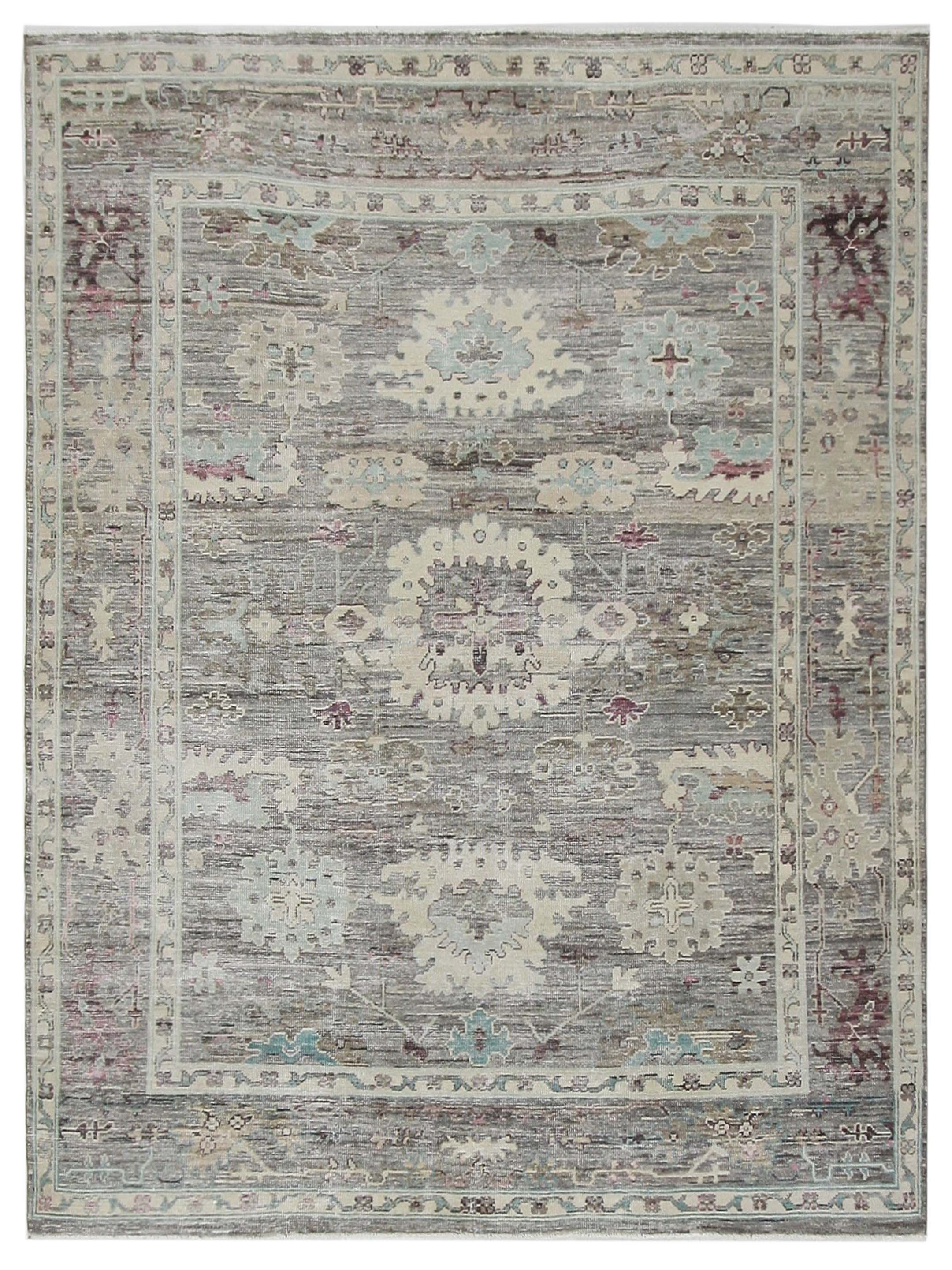 Ushak Wool Weft Hand Knotted Lt.Brown 8x10