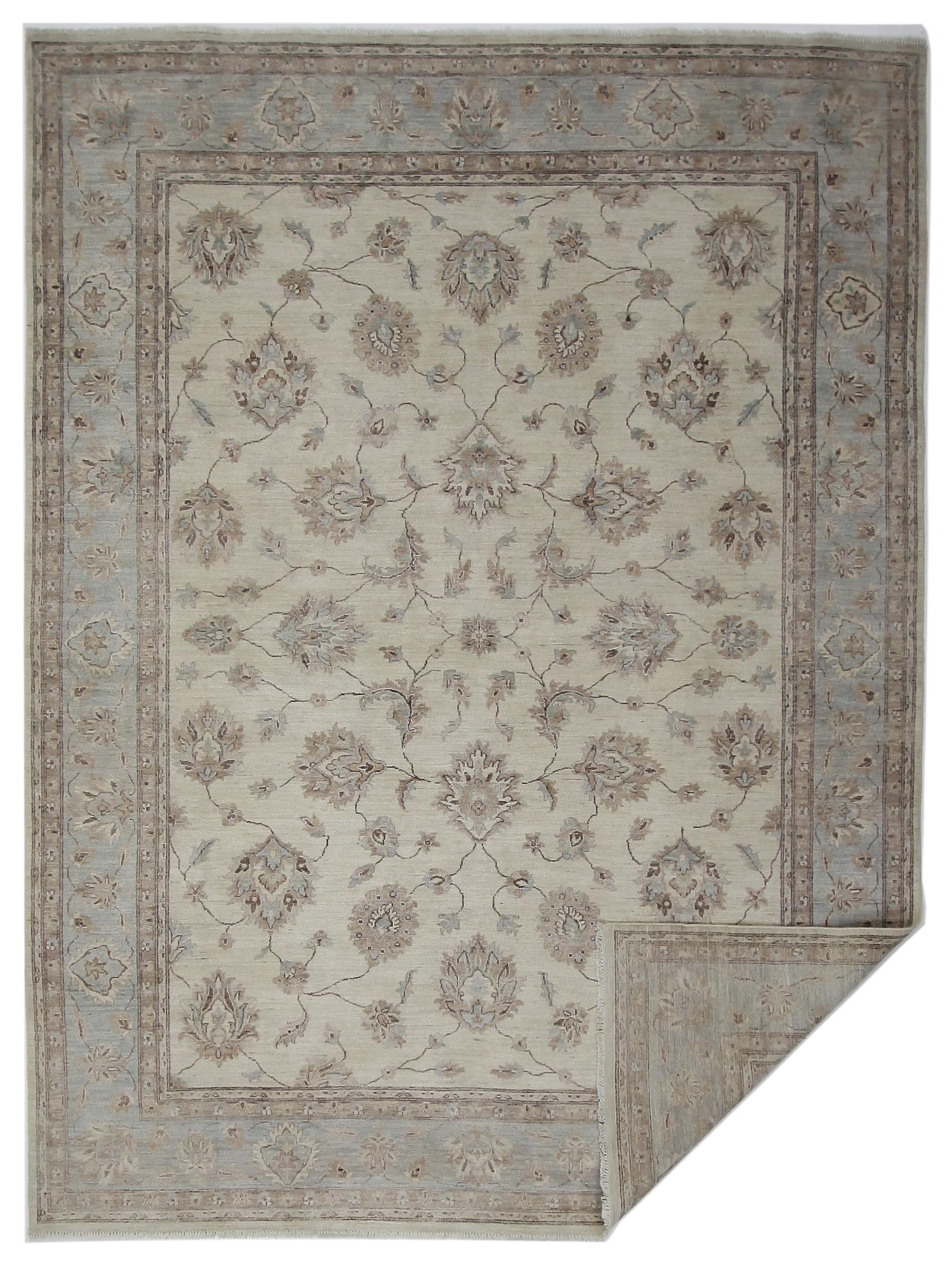 Ziegler Hand Knotted Beige 9x12 - Image 6 of 6