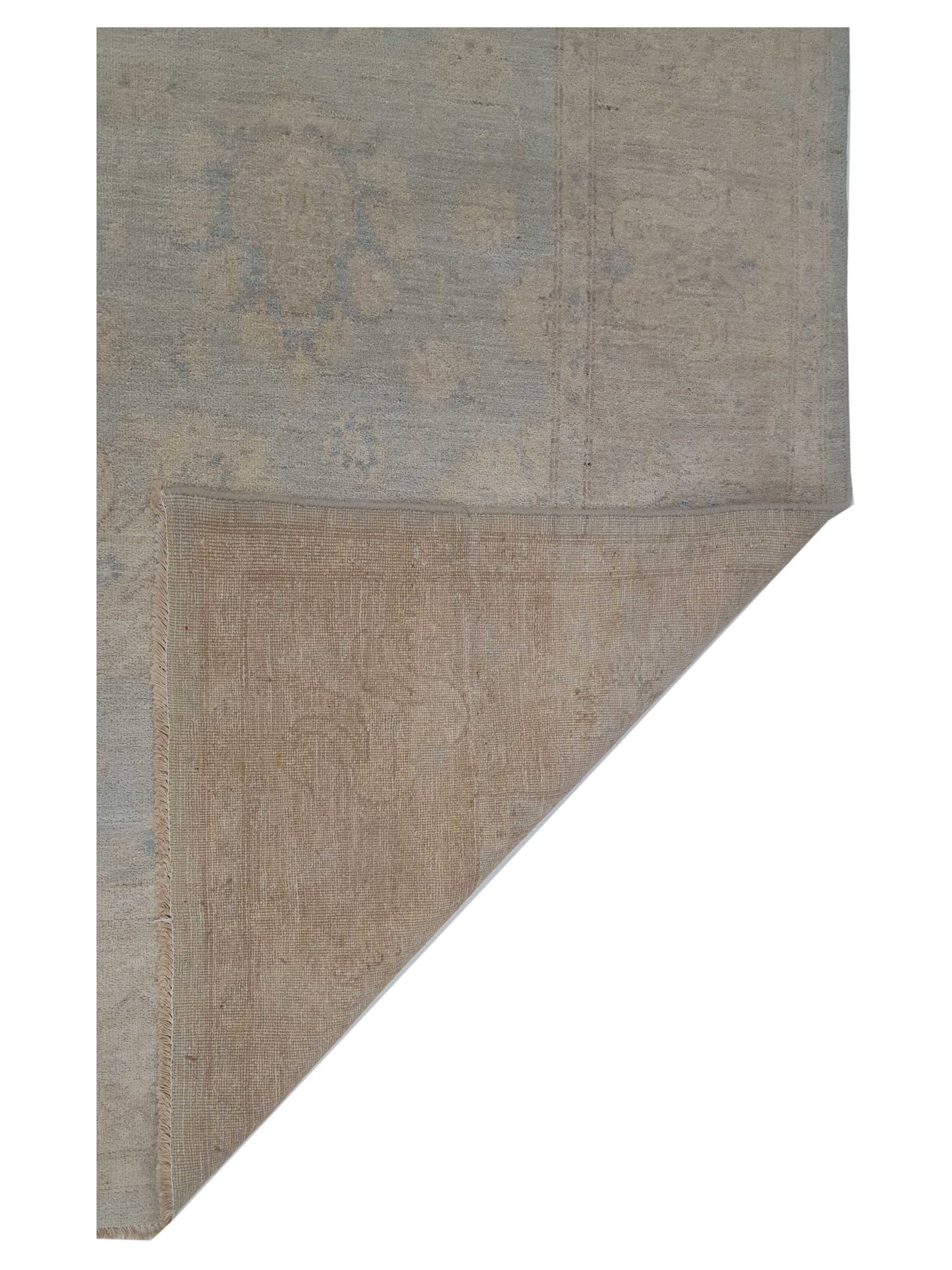 Ushak Wool Weft Hand Knotted Lt.Grey 8x10 - Image 3 of 7