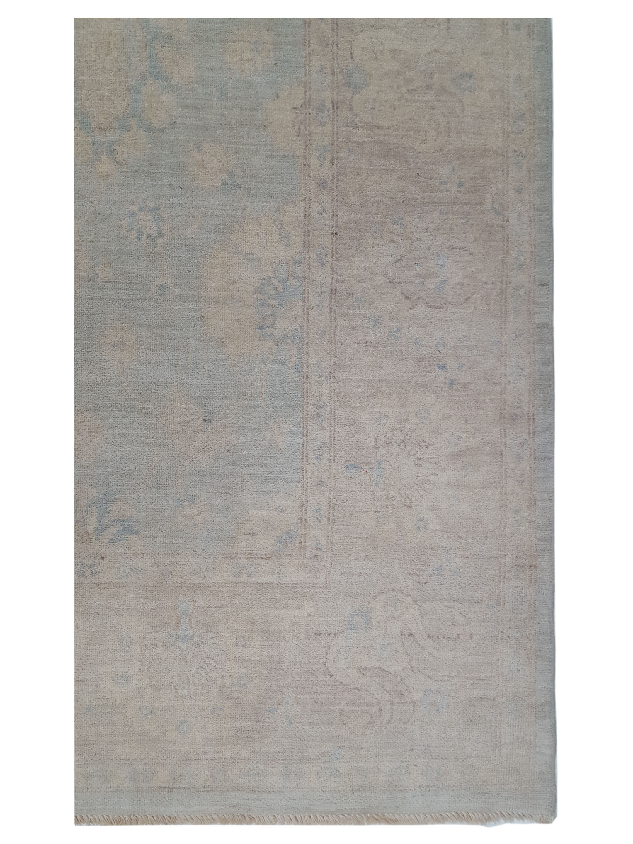 Ushak Wool Weft Hand Knotted Lt.Grey 8x10 - Image 4 of 7