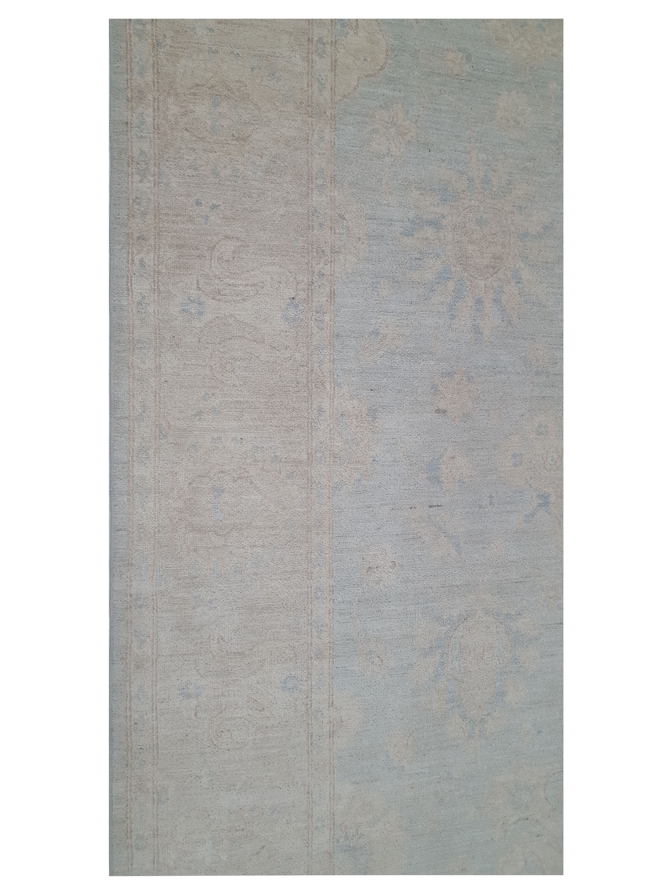 Ushak Wool Weft Hand Knotted Lt.Grey 8x10 - Image 5 of 7