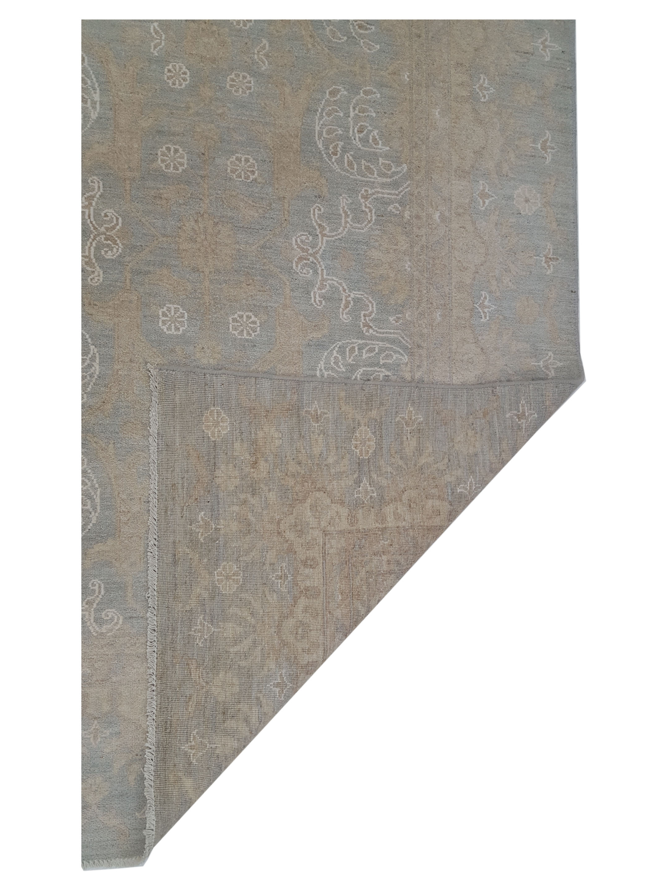 Ziegler Hand Knotted Teal 8x10 - Image 3 of 7