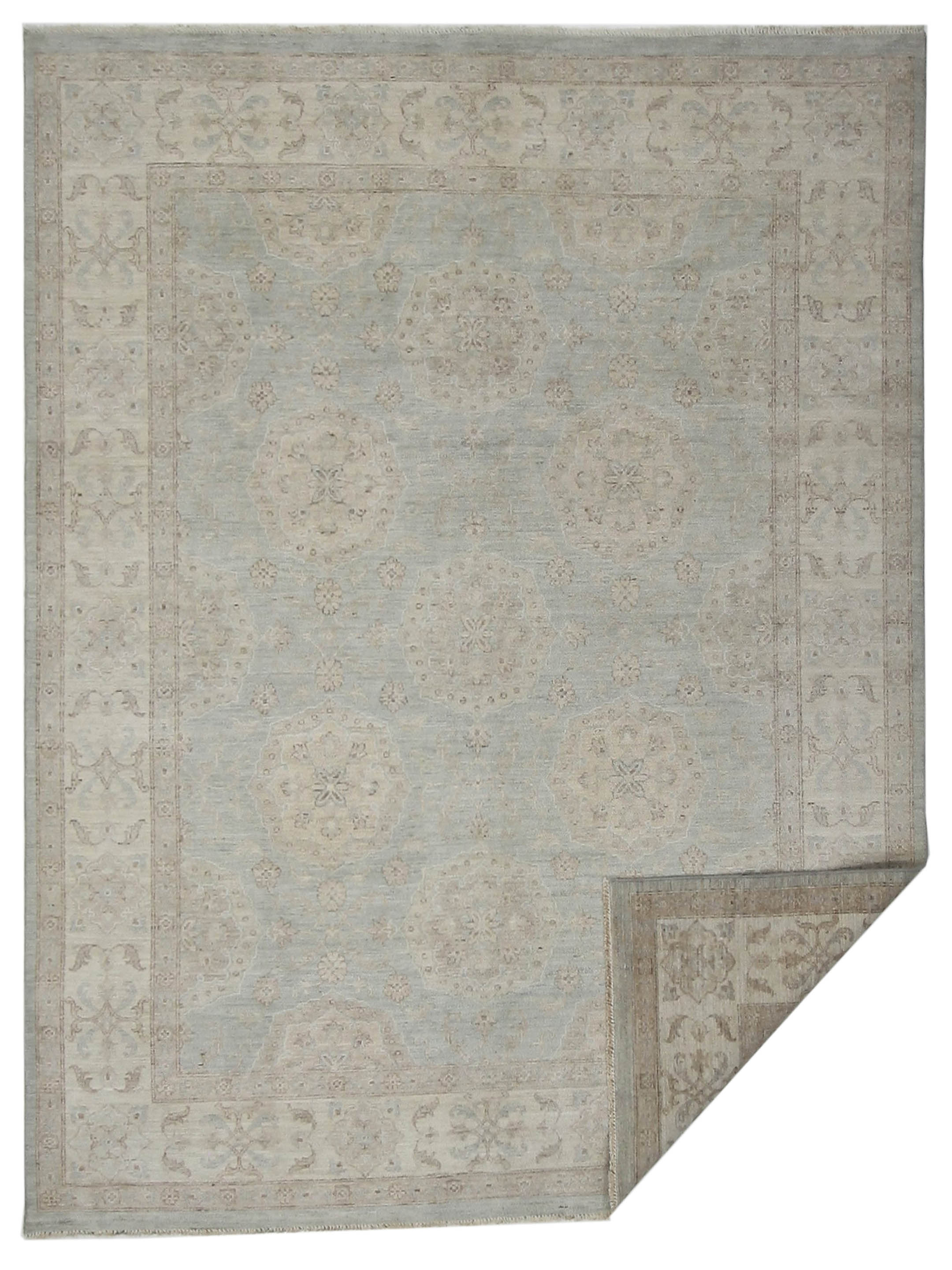 Ziegler Hand Knotted Lt.Grey 8x10 - Image 7 of 7