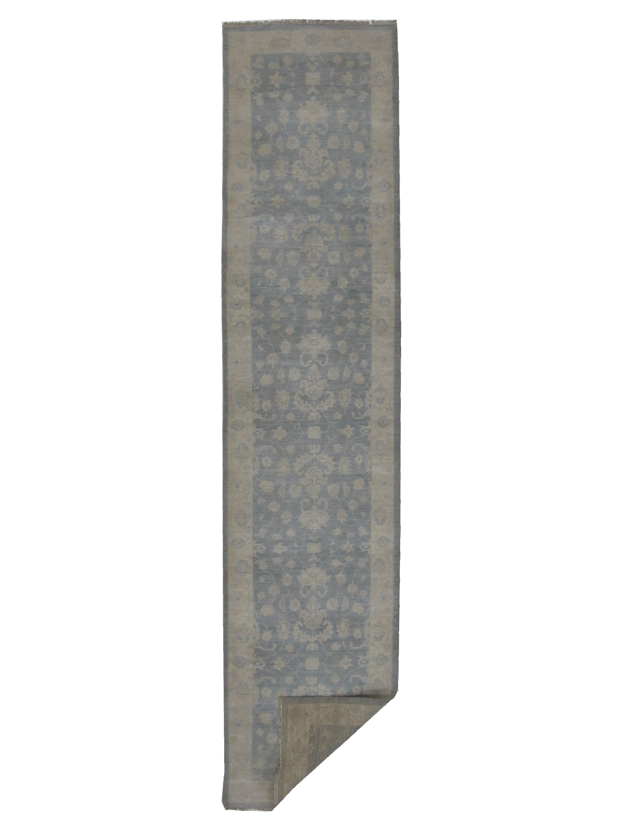 Ziegler Hand Knotted Lt.Blue 3x13 - Image 3 of 7