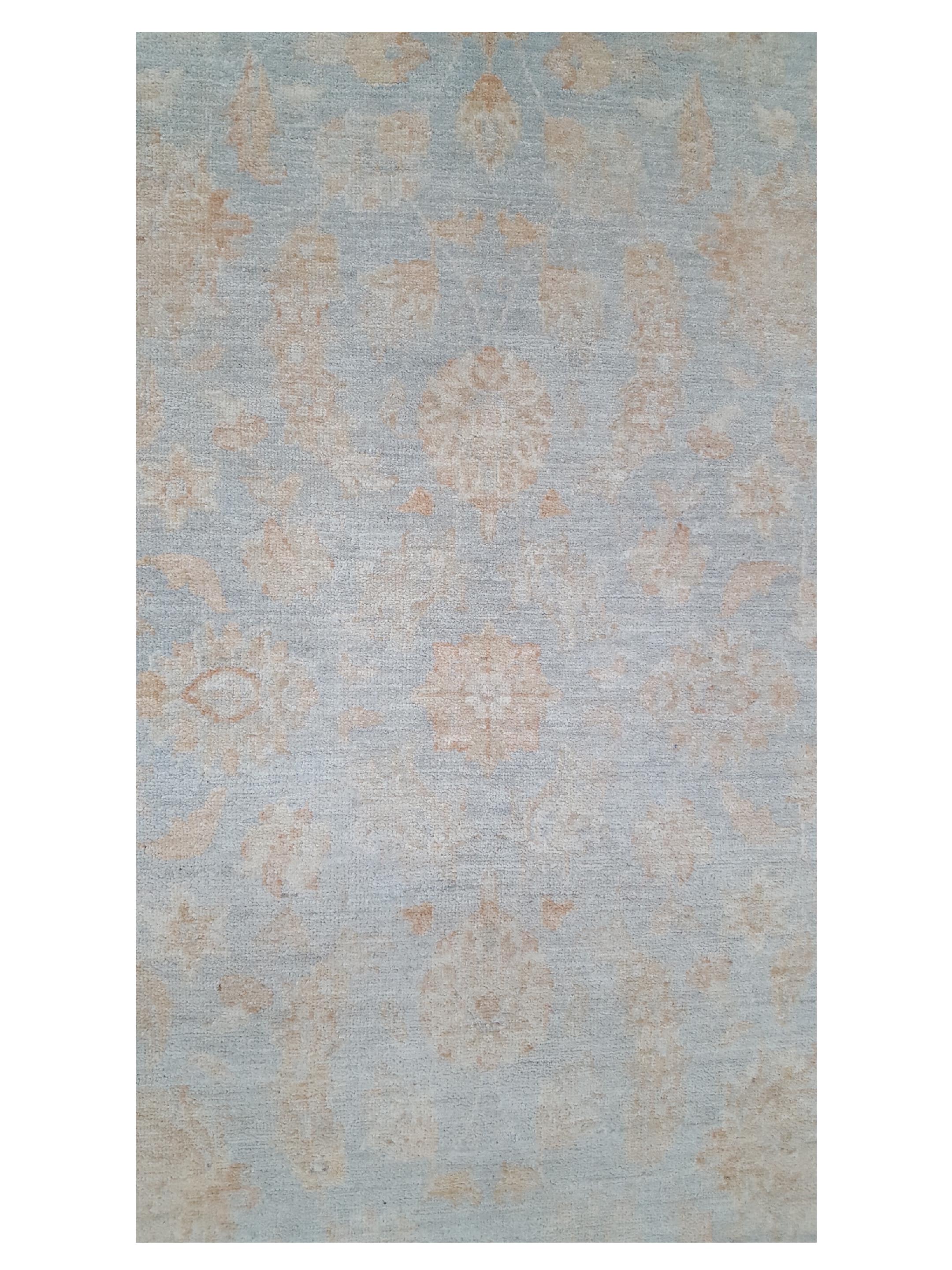 Ziegler Hand Knotted Grey 9x12 - Image 4 of 6