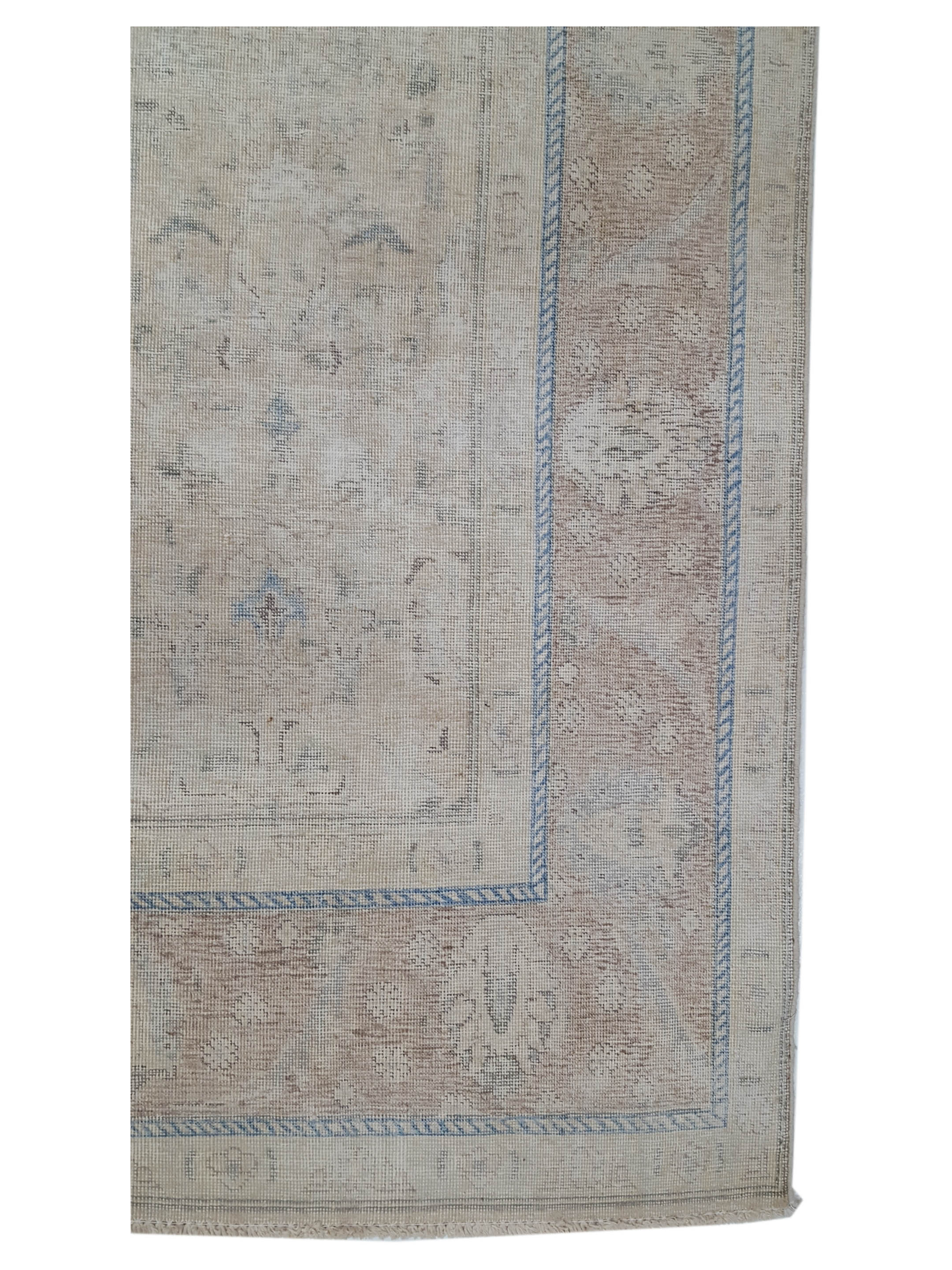 Vintage Hand Knotted Beige 11x14 - Image 4 of 7