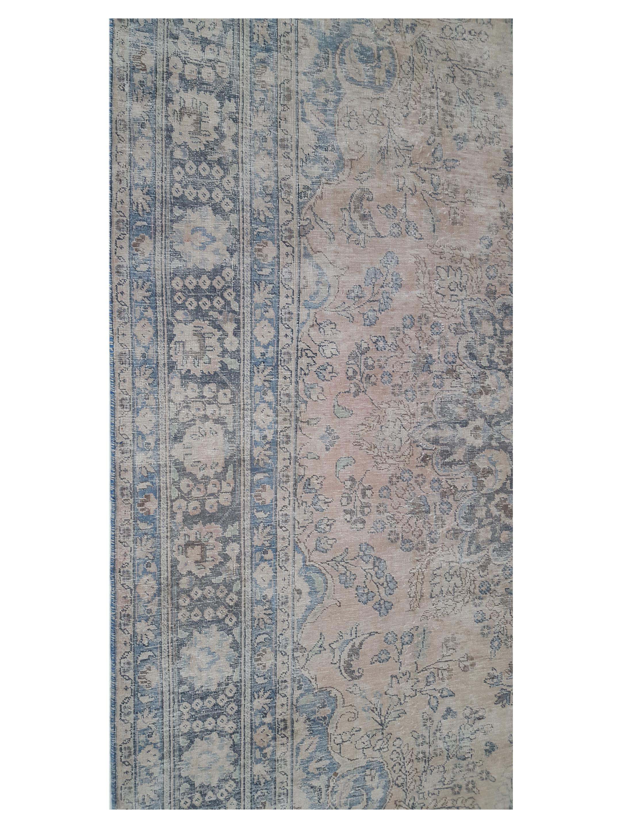 Vintage Hand Knotted Samen 8x11 - Image 6 of 7