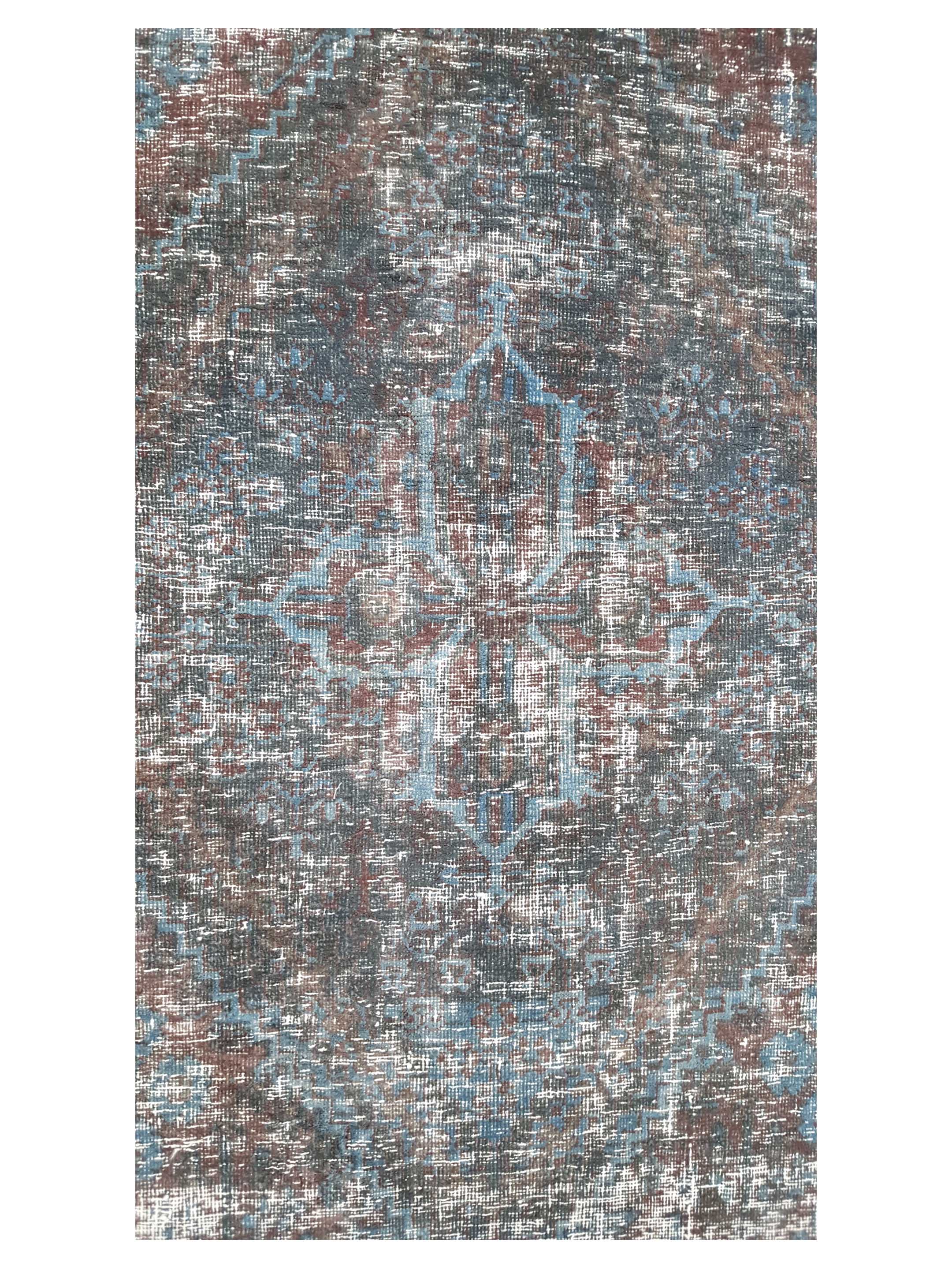 Overdyed Hand Knotted Teal 11x15 - Image 5 of 7