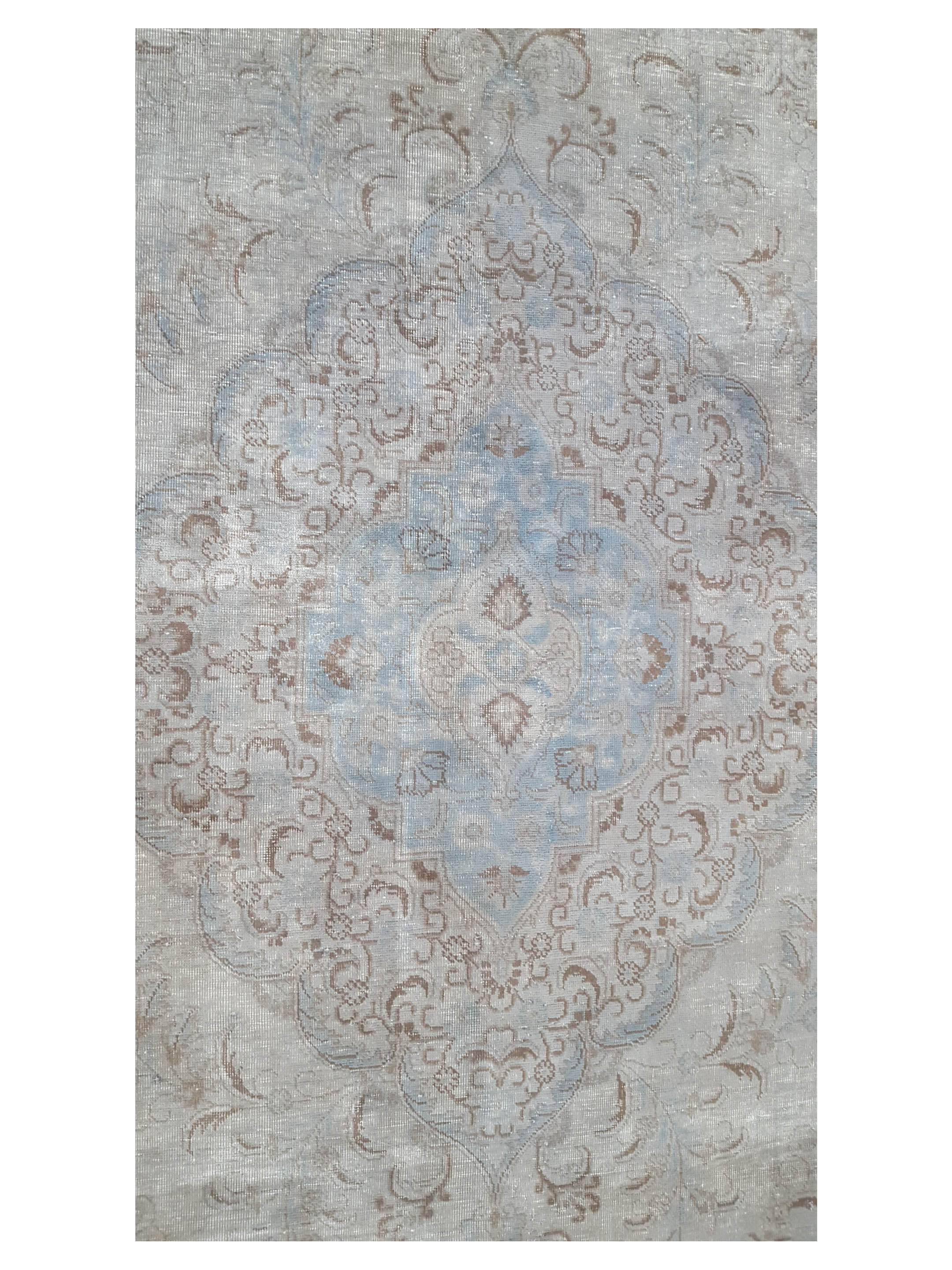 Vintage Hand Knotted Grey 10x16 - Image 5 of 7