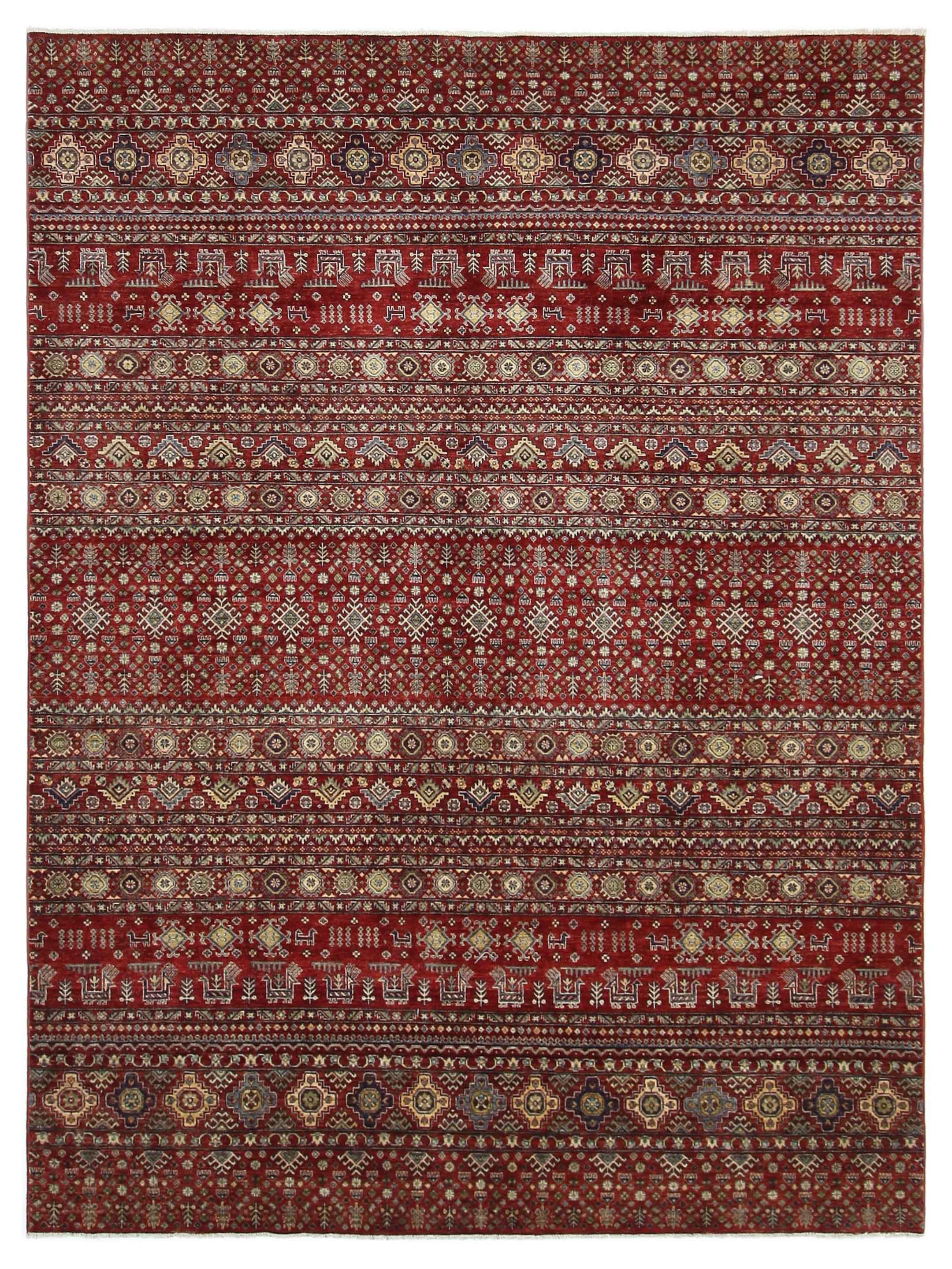 Khorgeen Hand Knotted Red 10x14