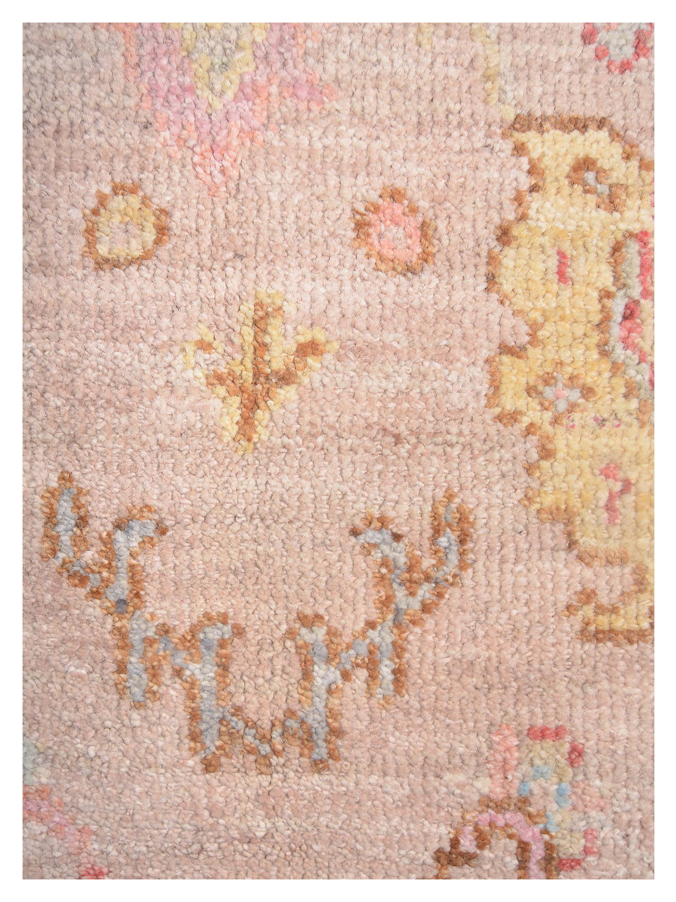 Ushak Wool Weft Hand Knotted Beige 4x6 - Image 4 of 6