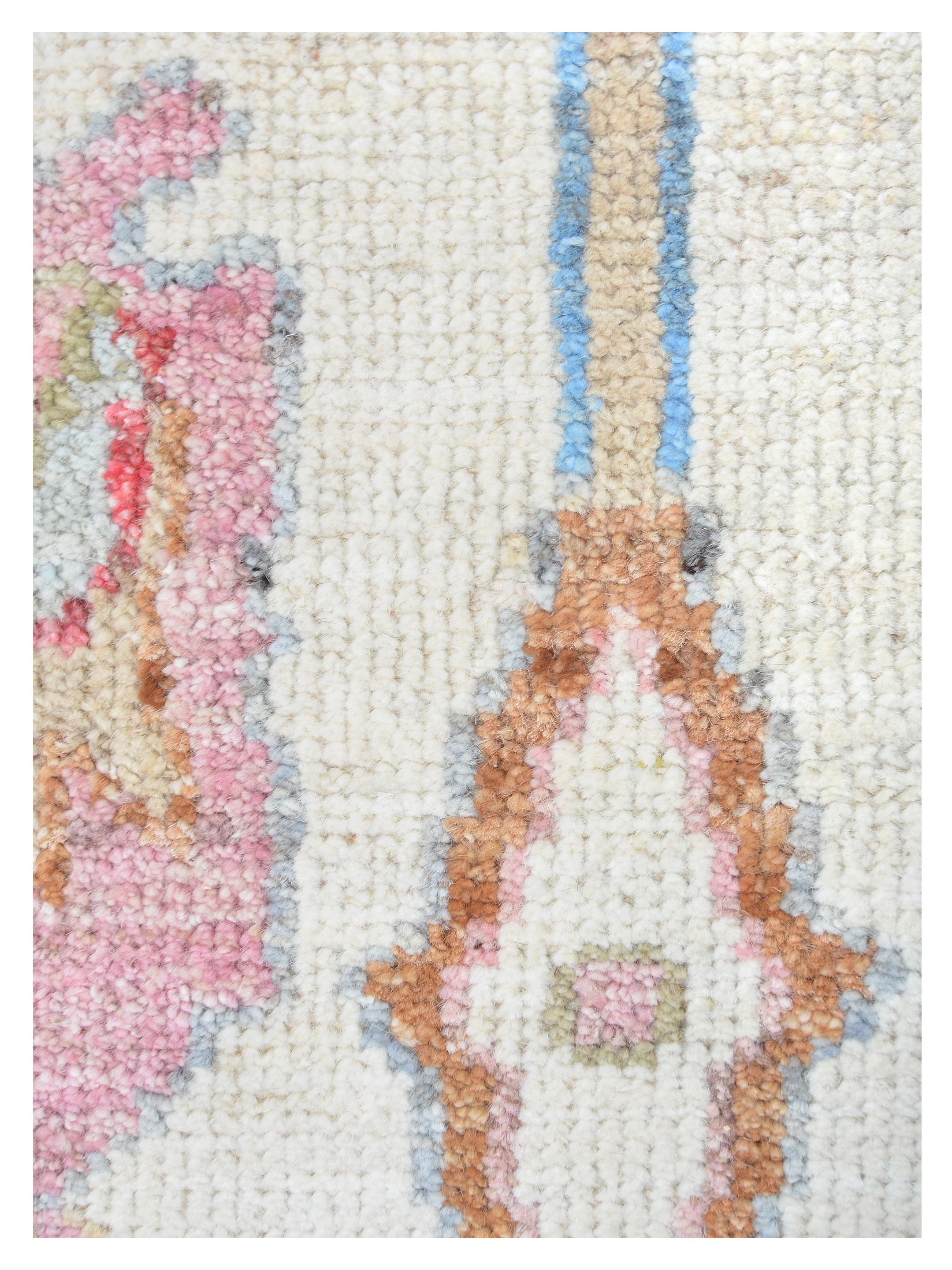Ushak Wool Weft Hand Knotted Ivory 3x6 - Image 4 of 6