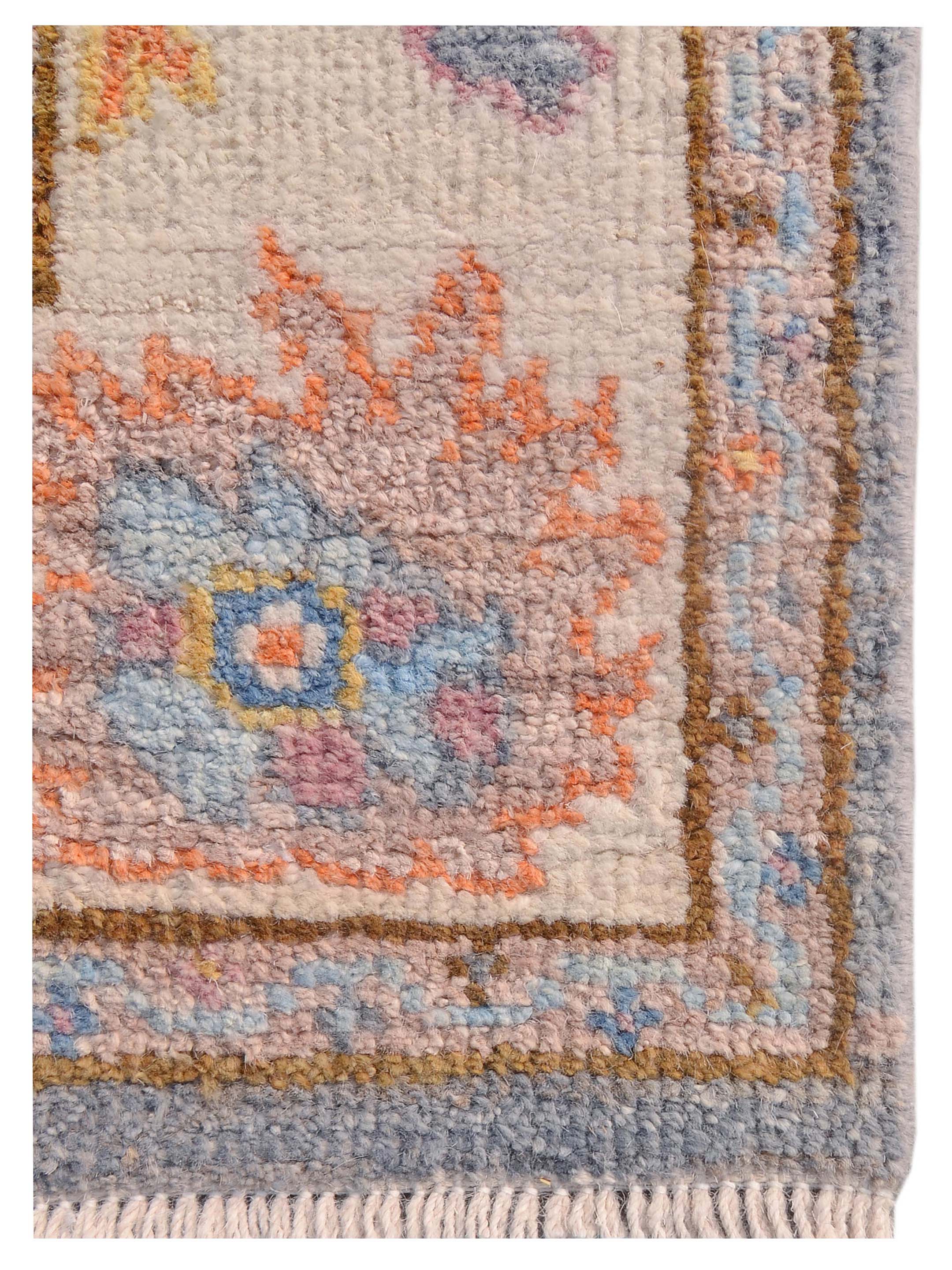 Ushak Wool Weft Hand Knotted Grey 4x6 - Image 3 of 9