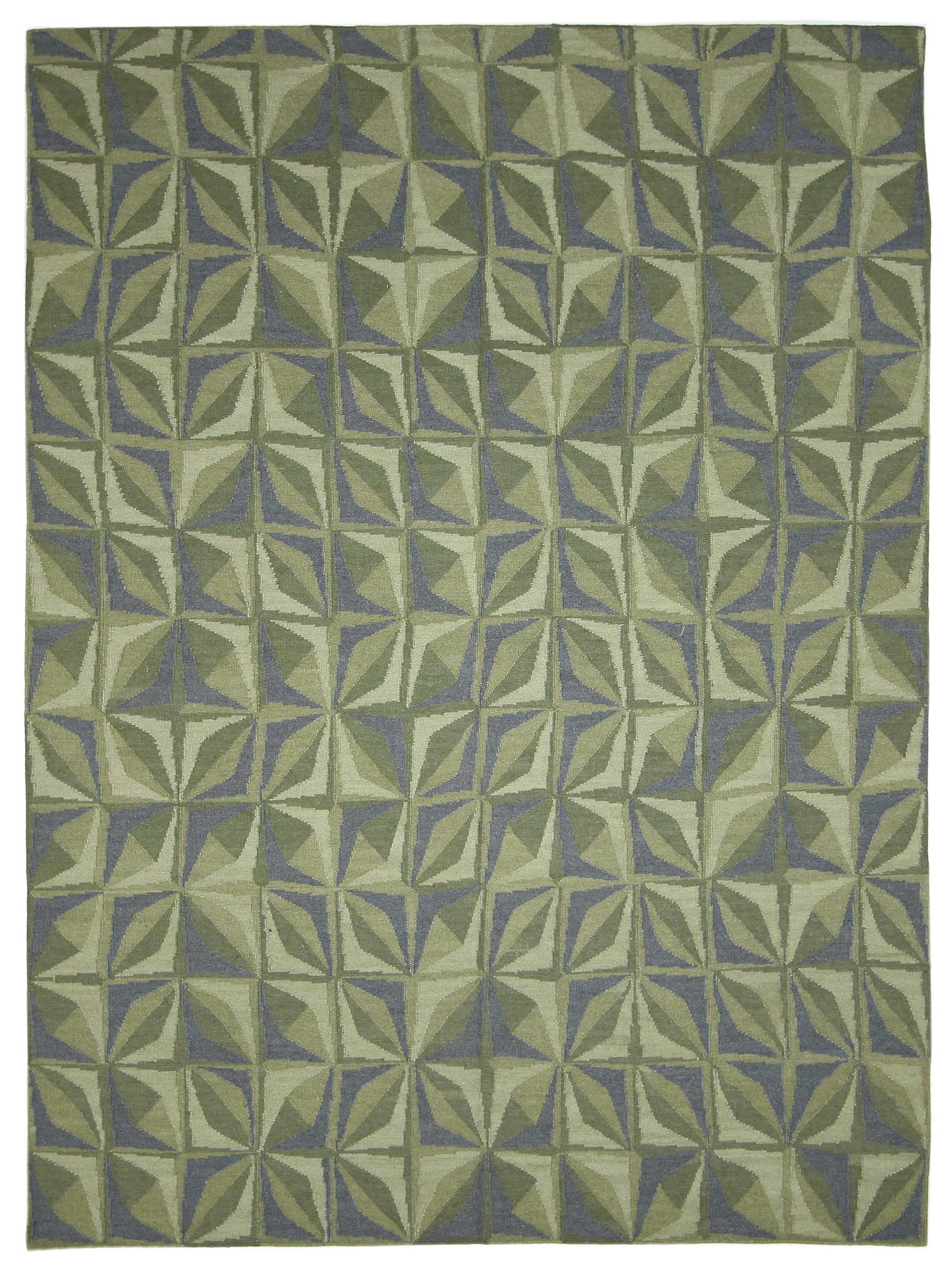 Meditarian Hand Knotted Lime 8x10