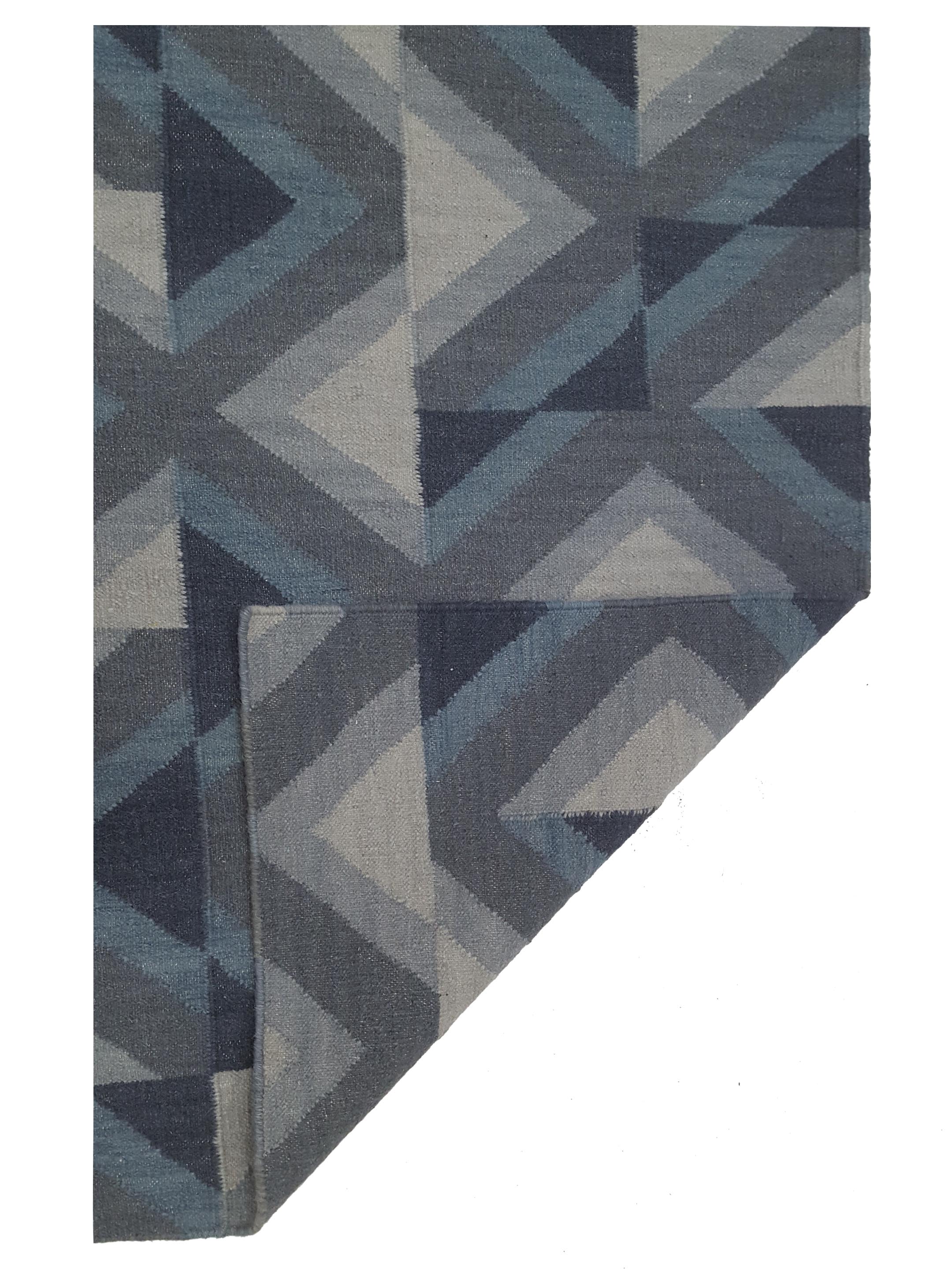 Meditarian Hand Knotted Blue - Image 3 of 6